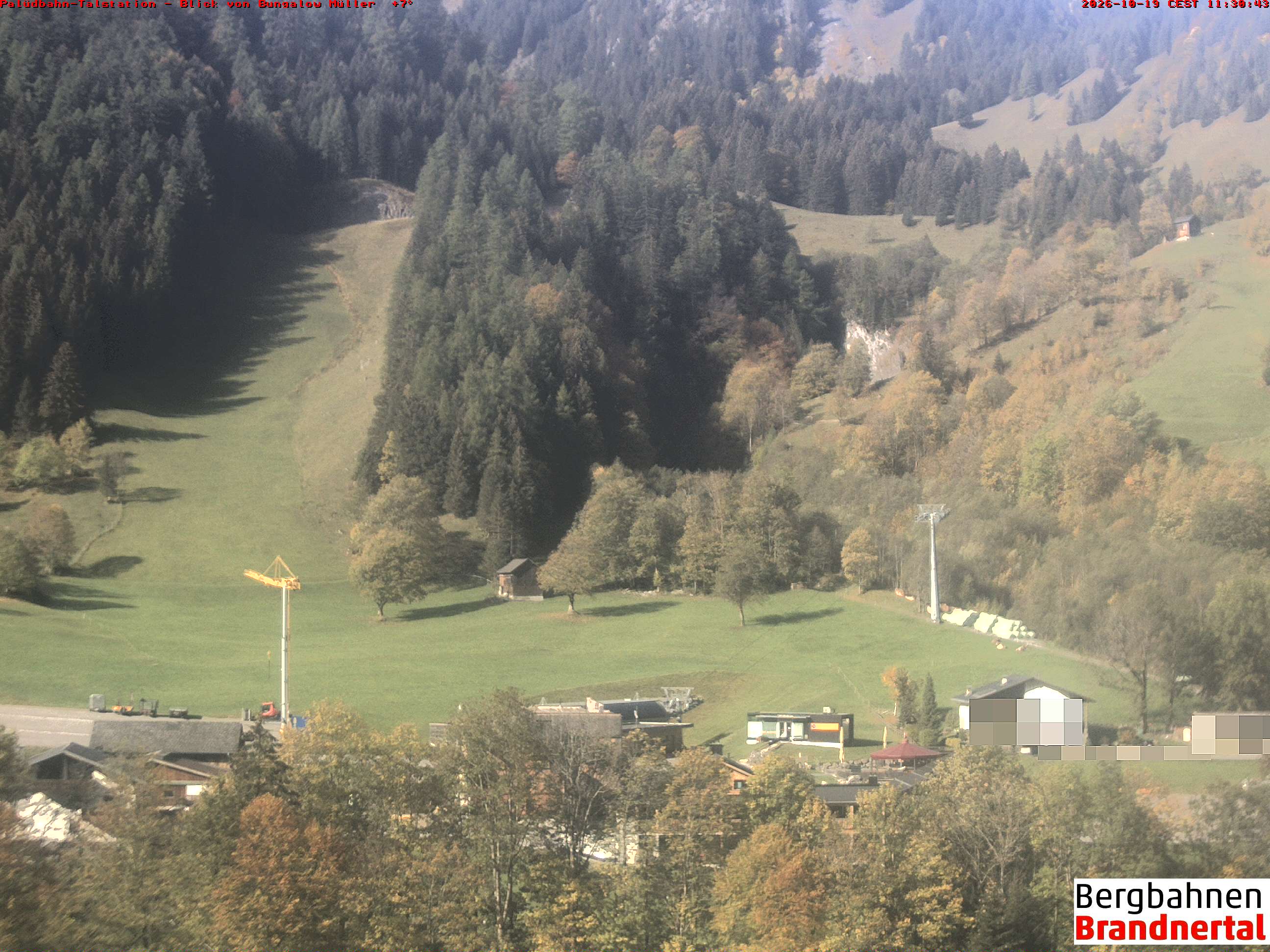 Blick auf Palüdbahn von Bungalow Müller