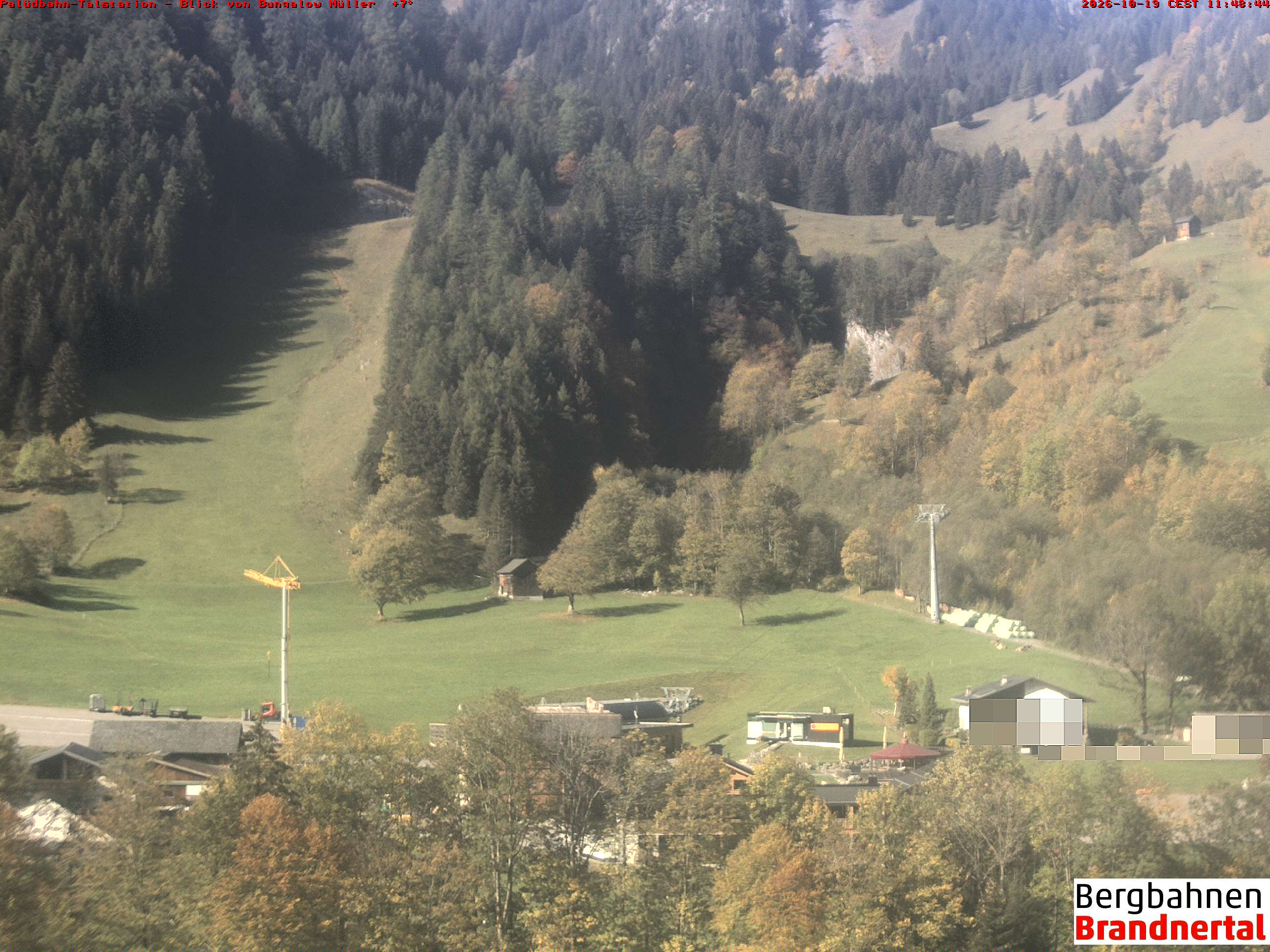 Blick auf Palüdbahn von Bungalow Müller