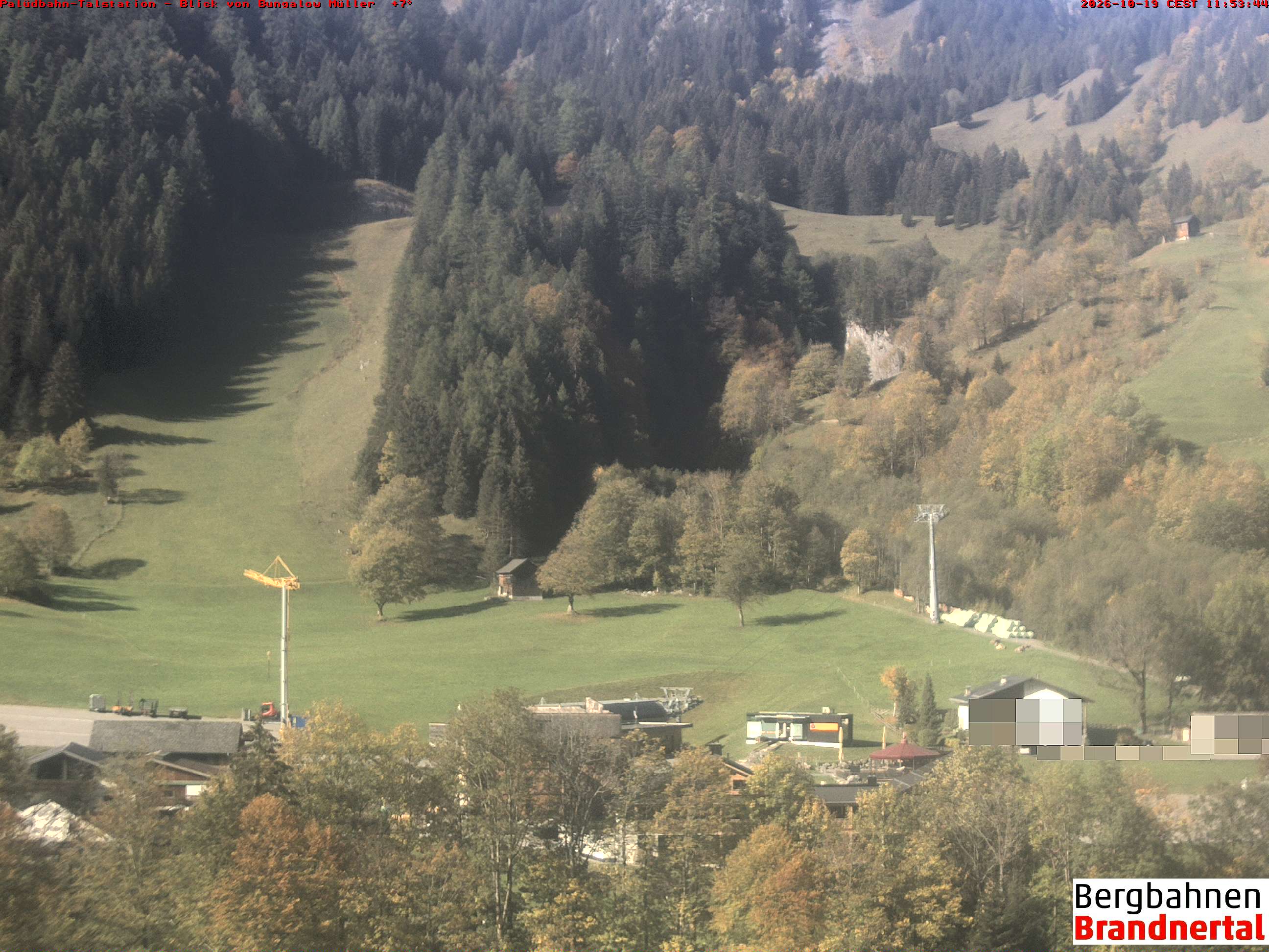Blick auf Palüdbahn von Bungalow Müller