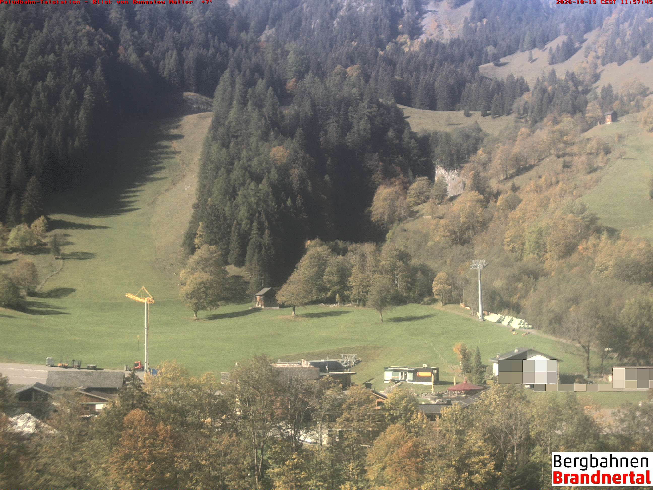 Blick auf Palüdbahn von Bungalow Müller