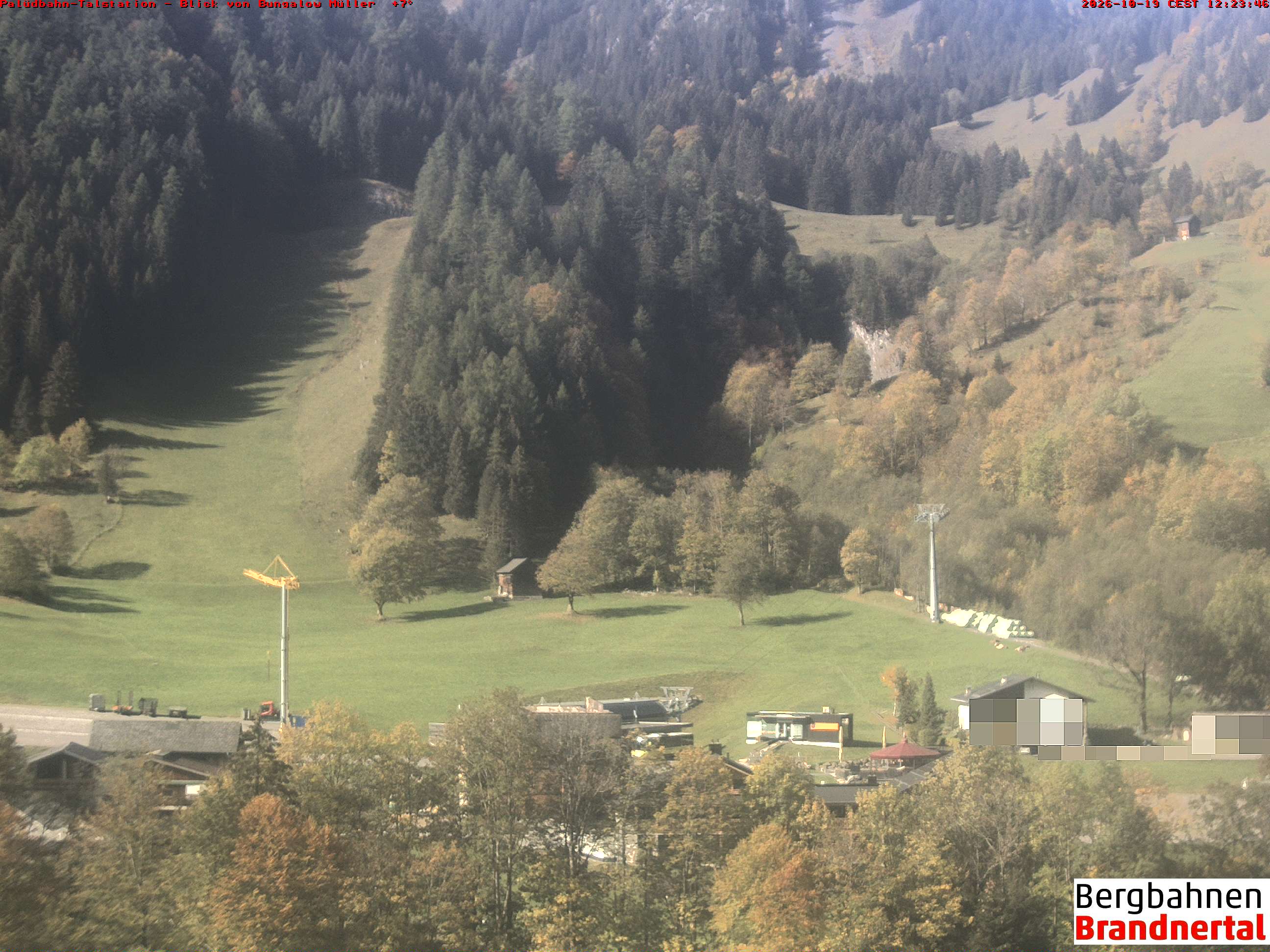 Blick auf Palüdbahn von Bungalow Müller