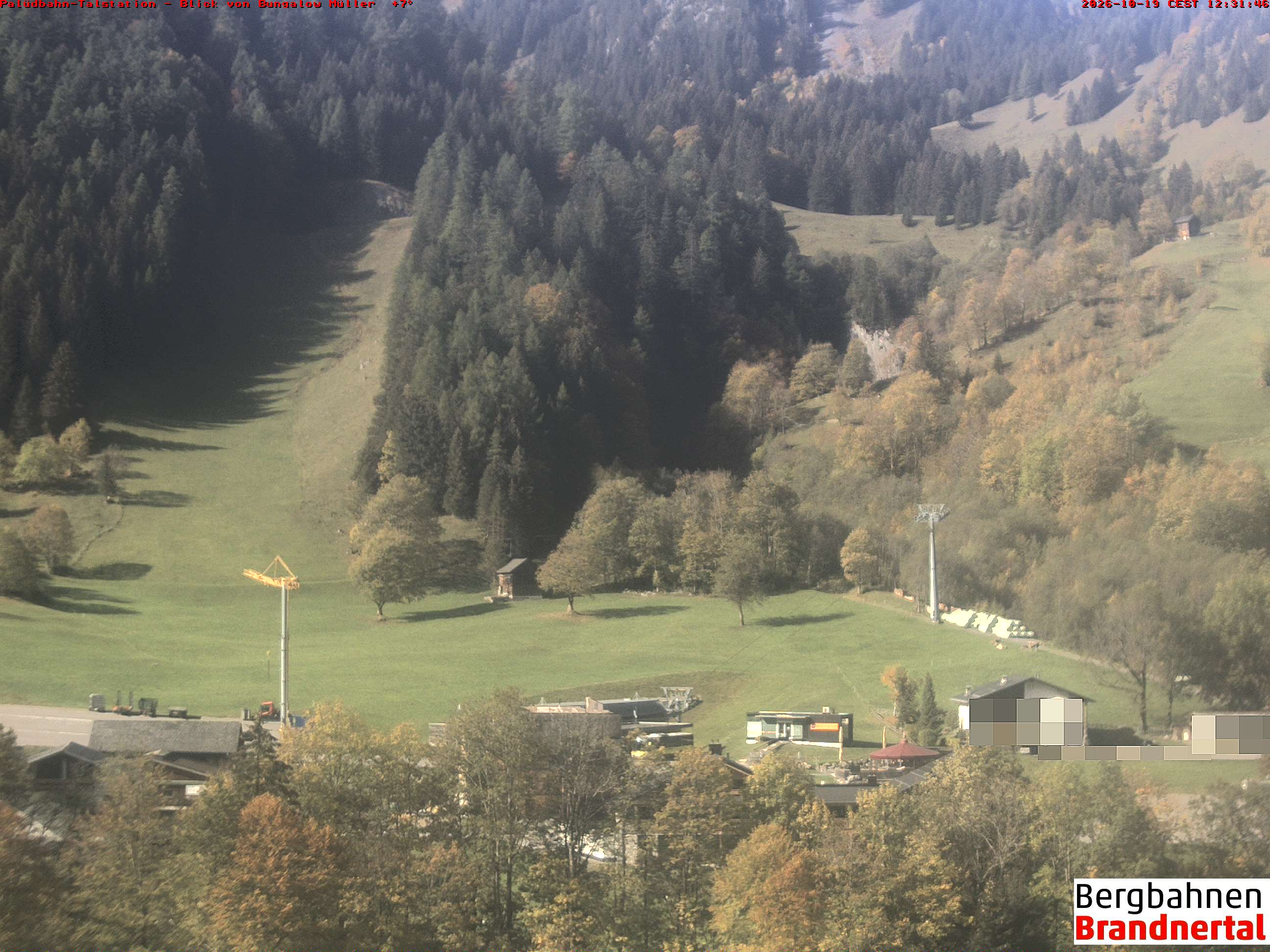Blick auf Palüdbahn von Bungalow Müller