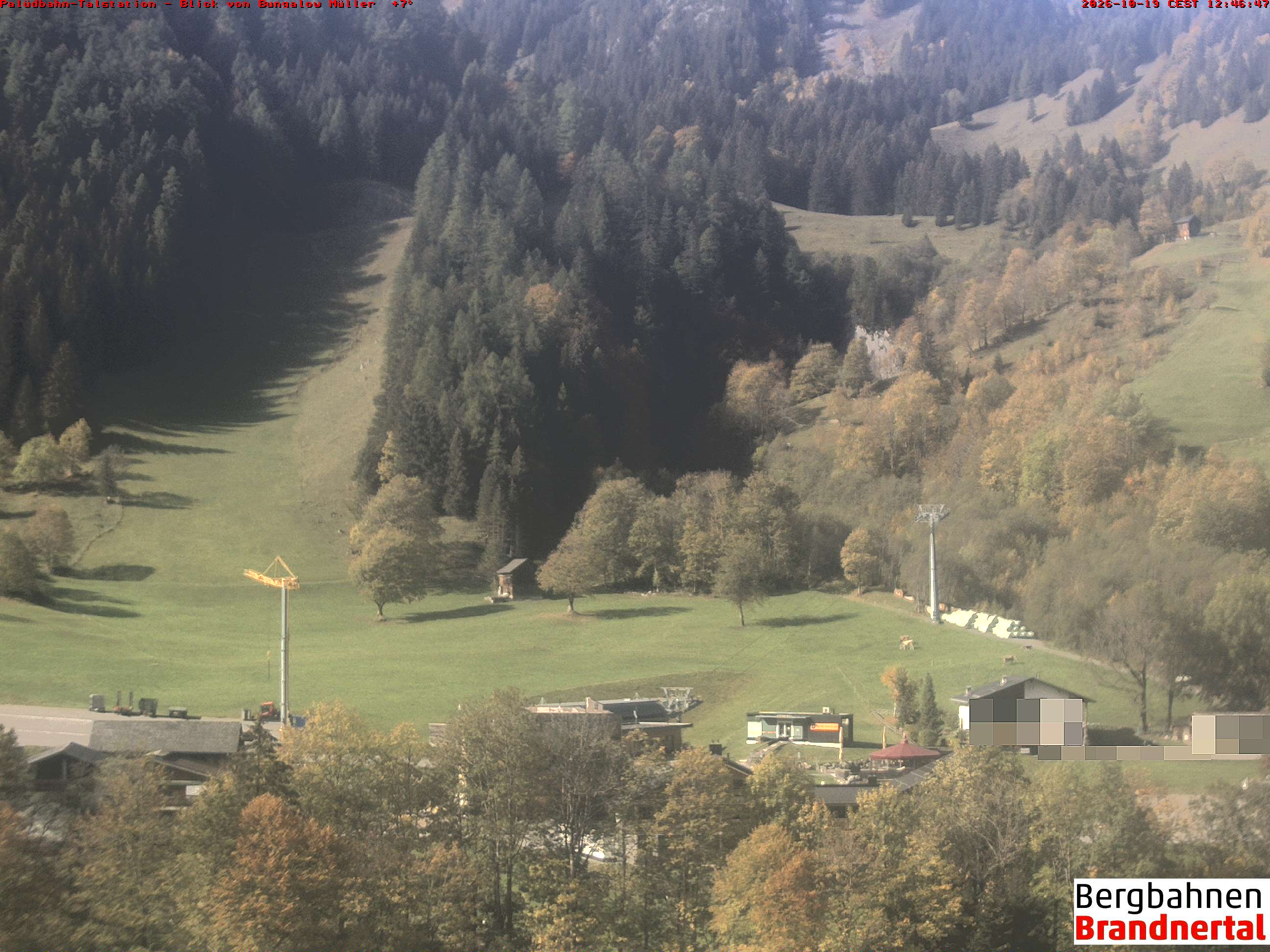 Blick auf Palüdbahn von Bungalow Müller