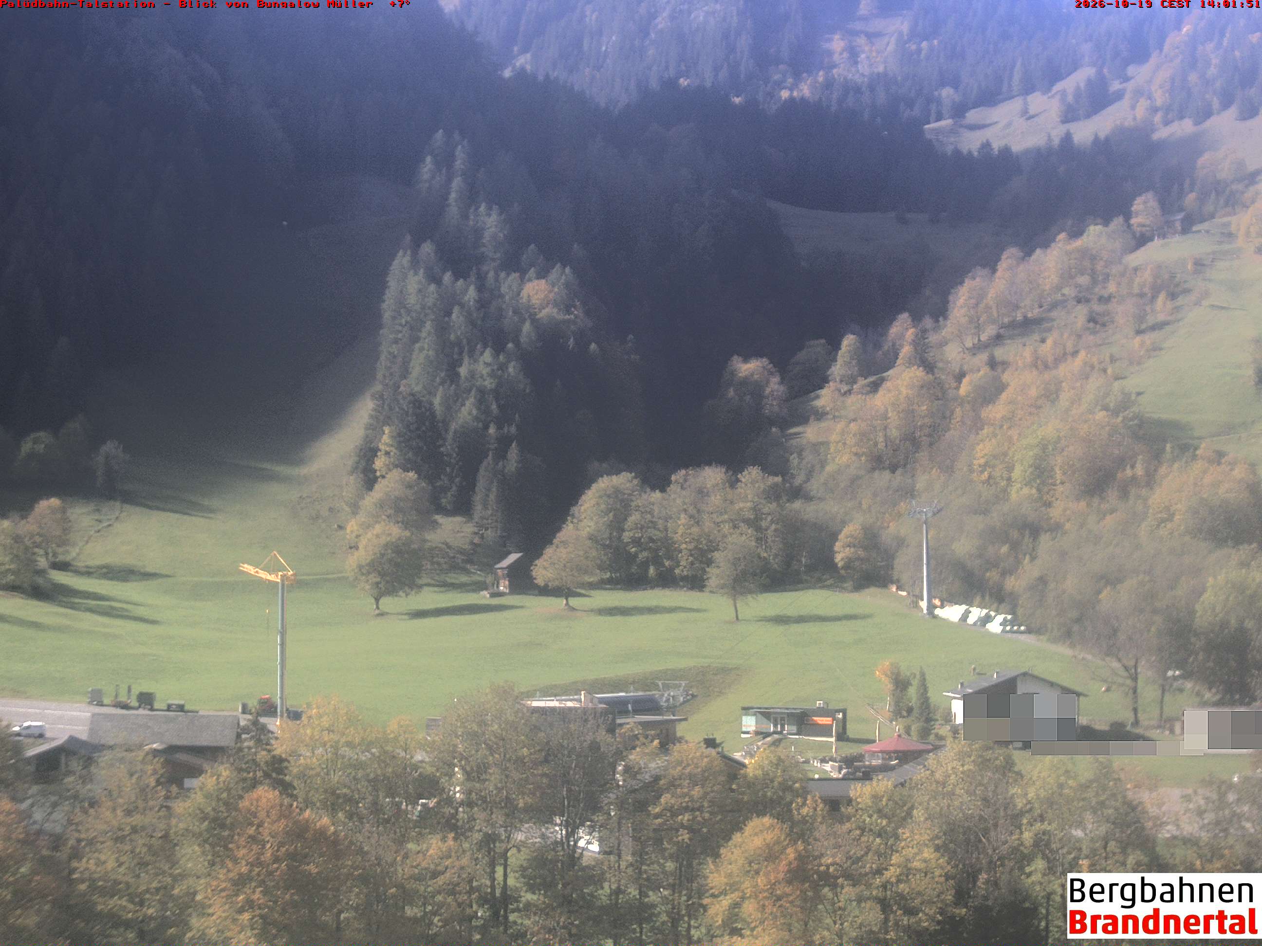 Blick auf Palüdbahn von Bungalow Müller