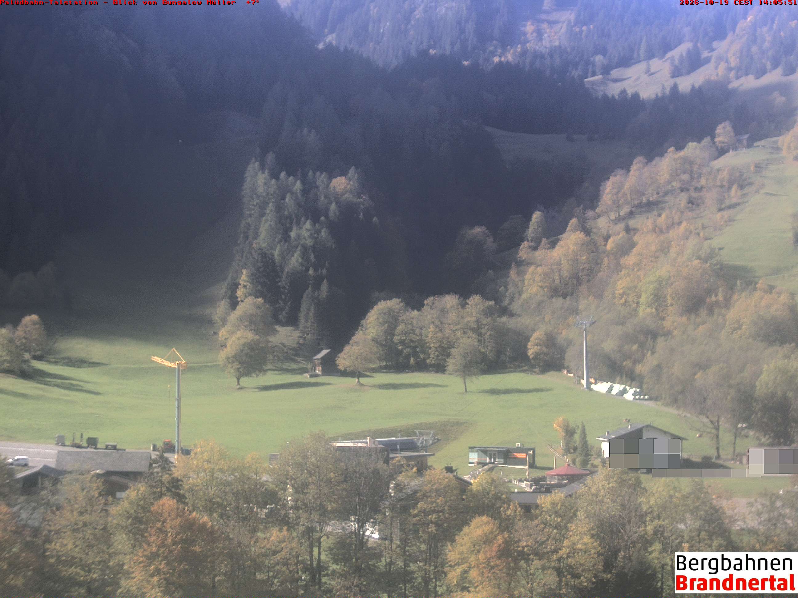 Blick auf Palüdbahn von Bungalow Müller