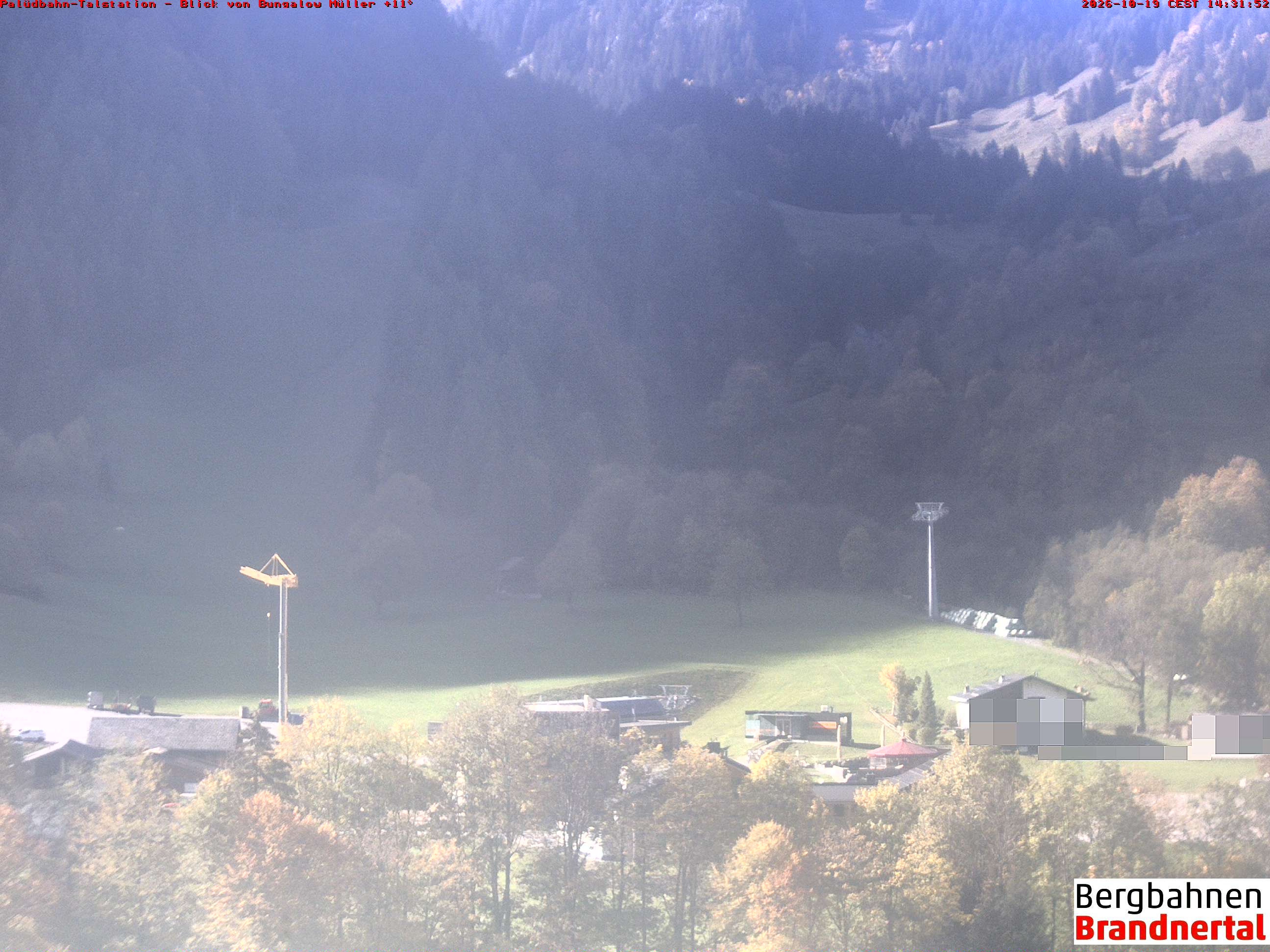 Blick auf Palüdbahn von Bungalow Müller