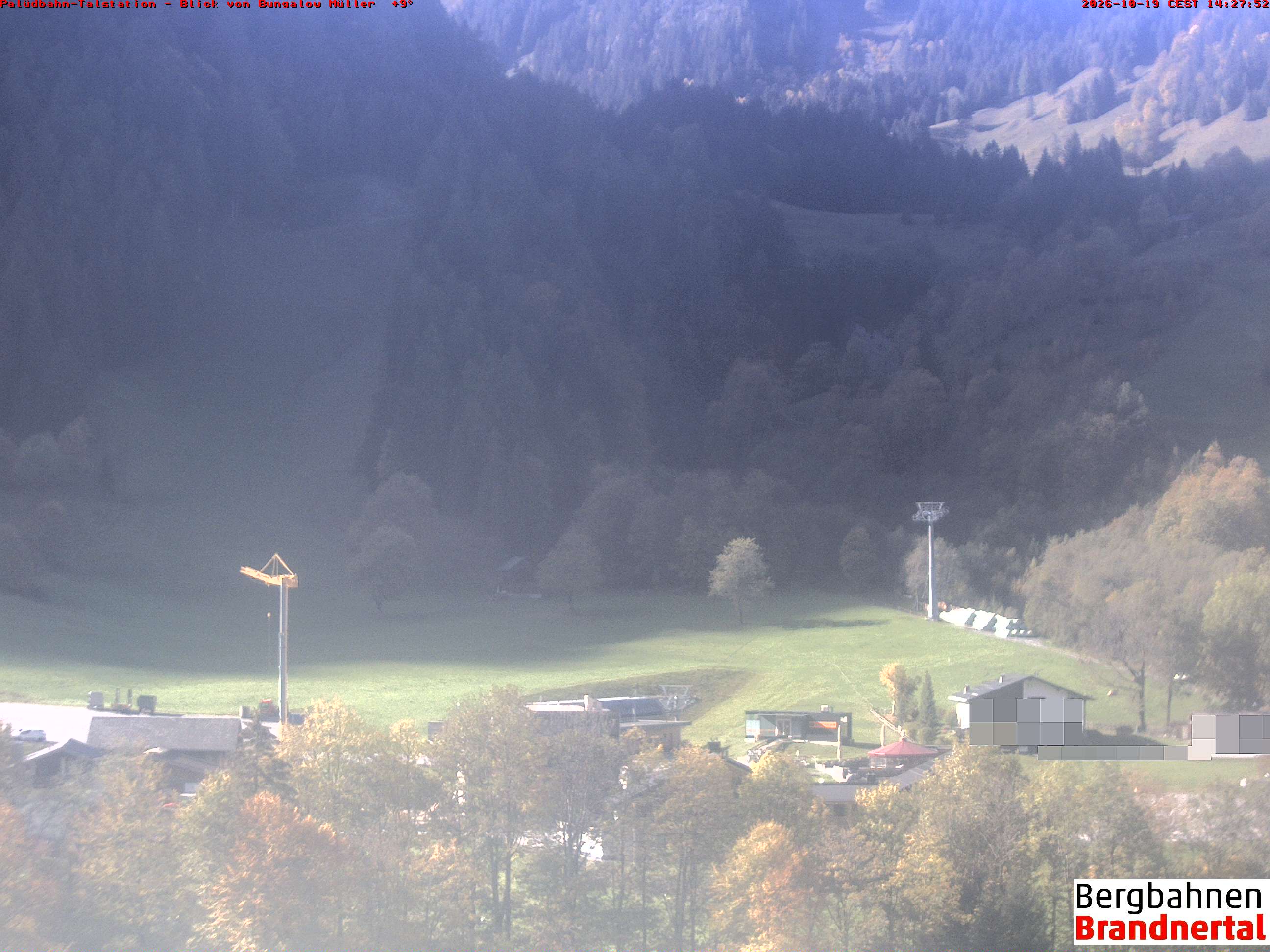 Blick auf Palüdbahn von Bungalow Müller