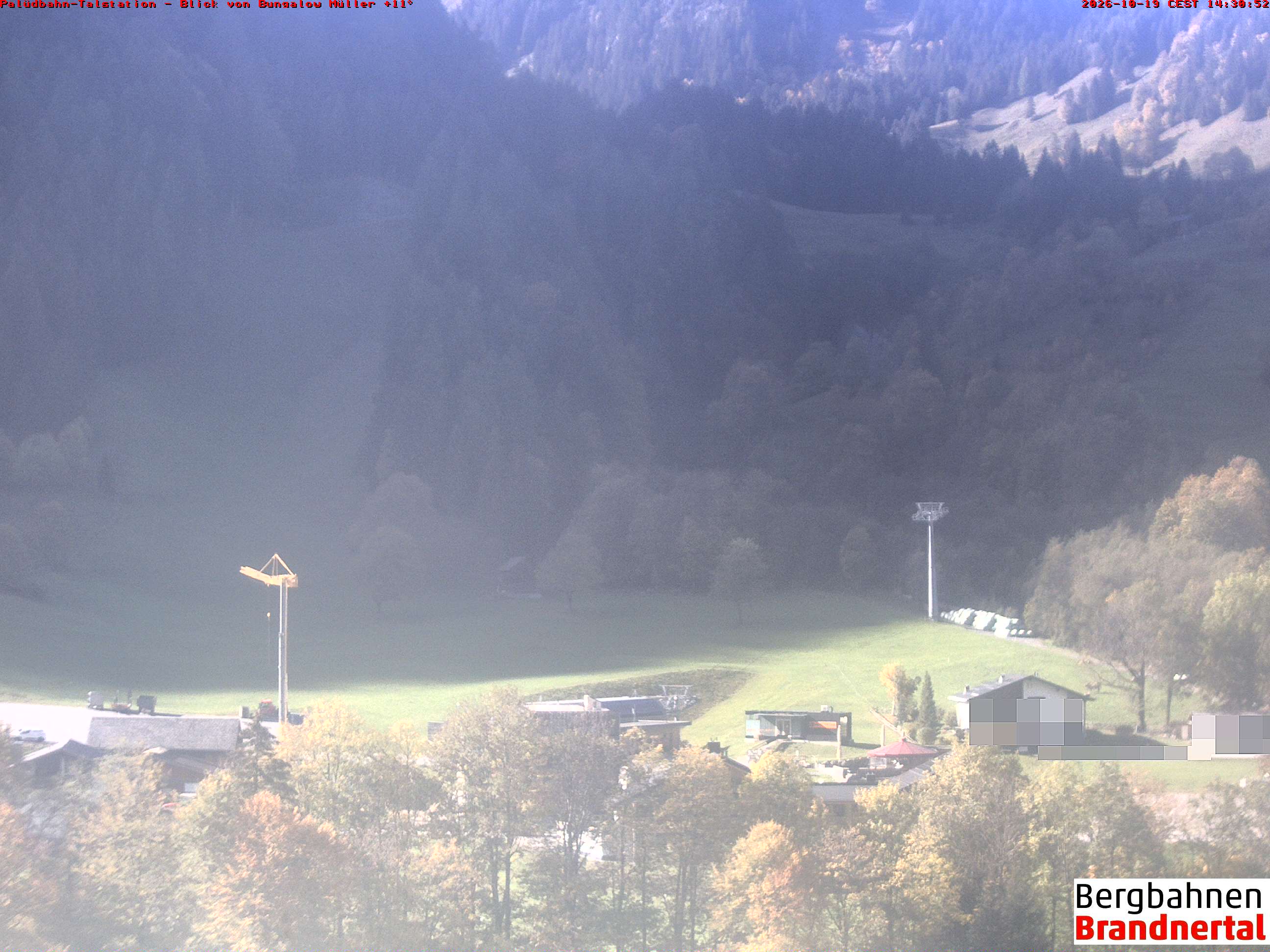 Blick auf Palüdbahn von Bungalow Müller