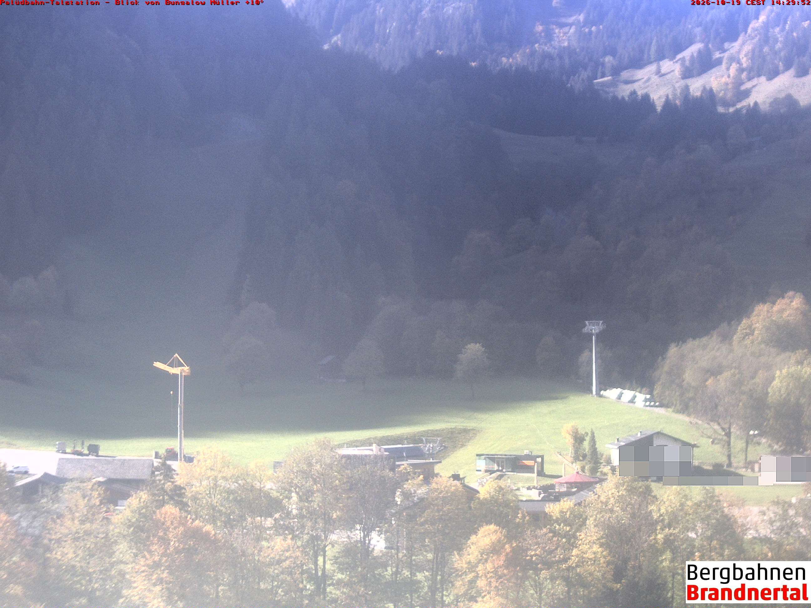 Blick auf Palüdbahn von Bungalow Müller