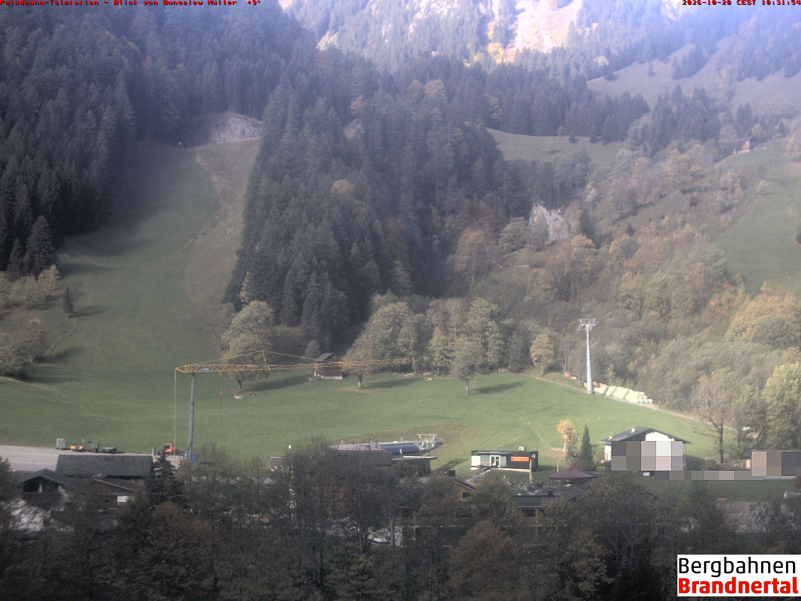 Blick auf Palüdbahn von Bungalow Müller