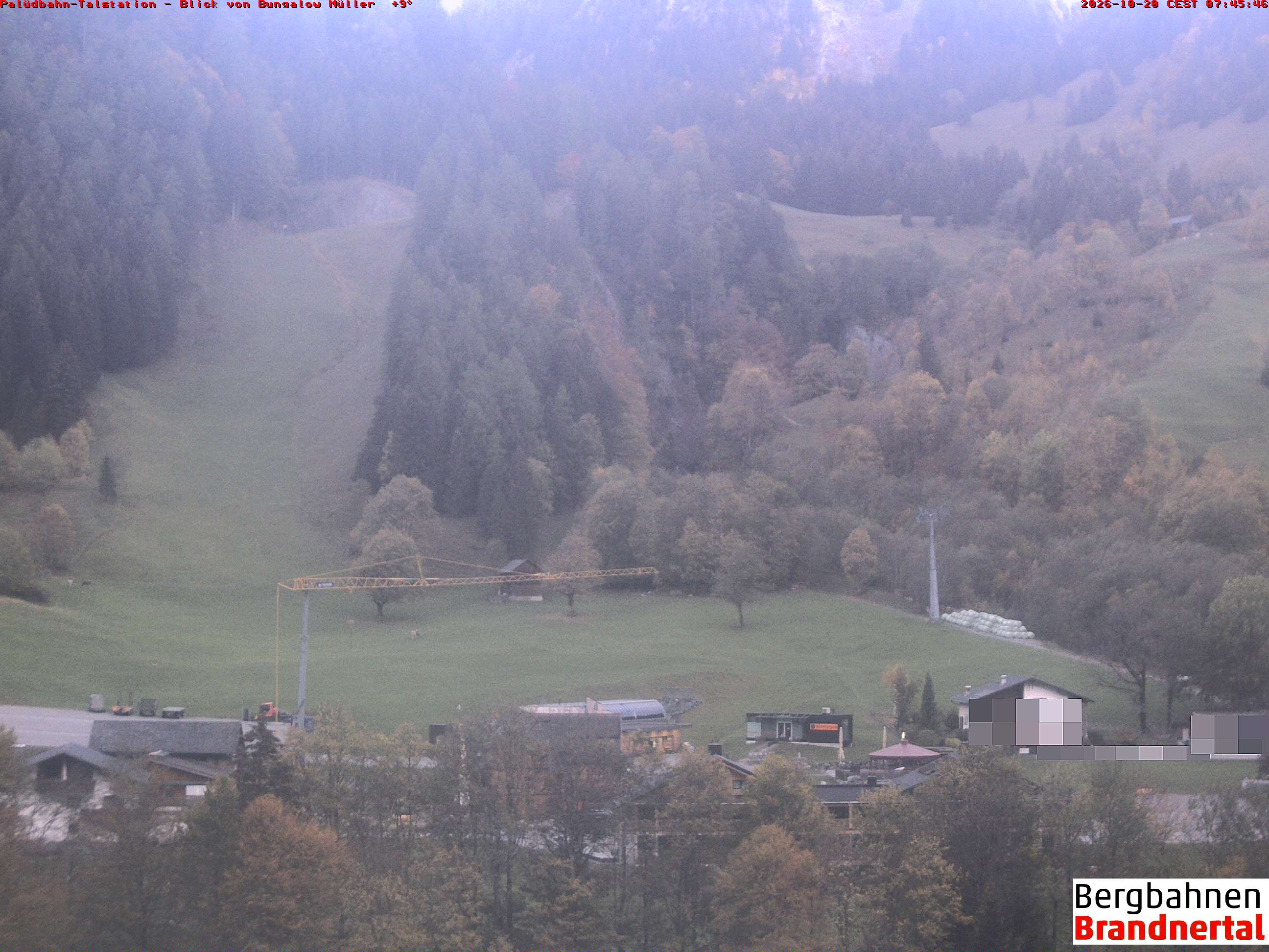 Blick auf Palüdbahn von Bungalow Müller