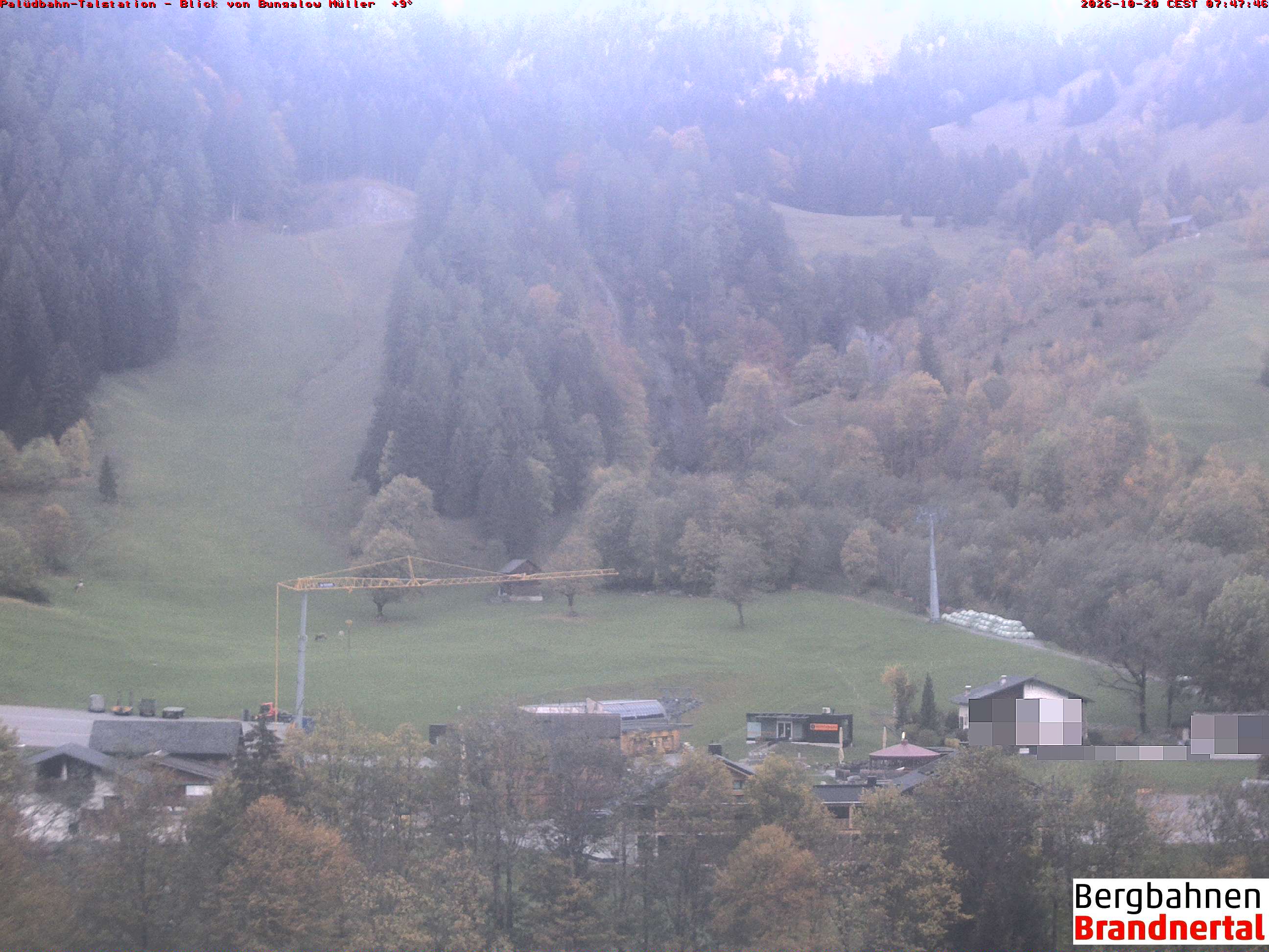 Blick auf Palüdbahn von Bungalow Müller