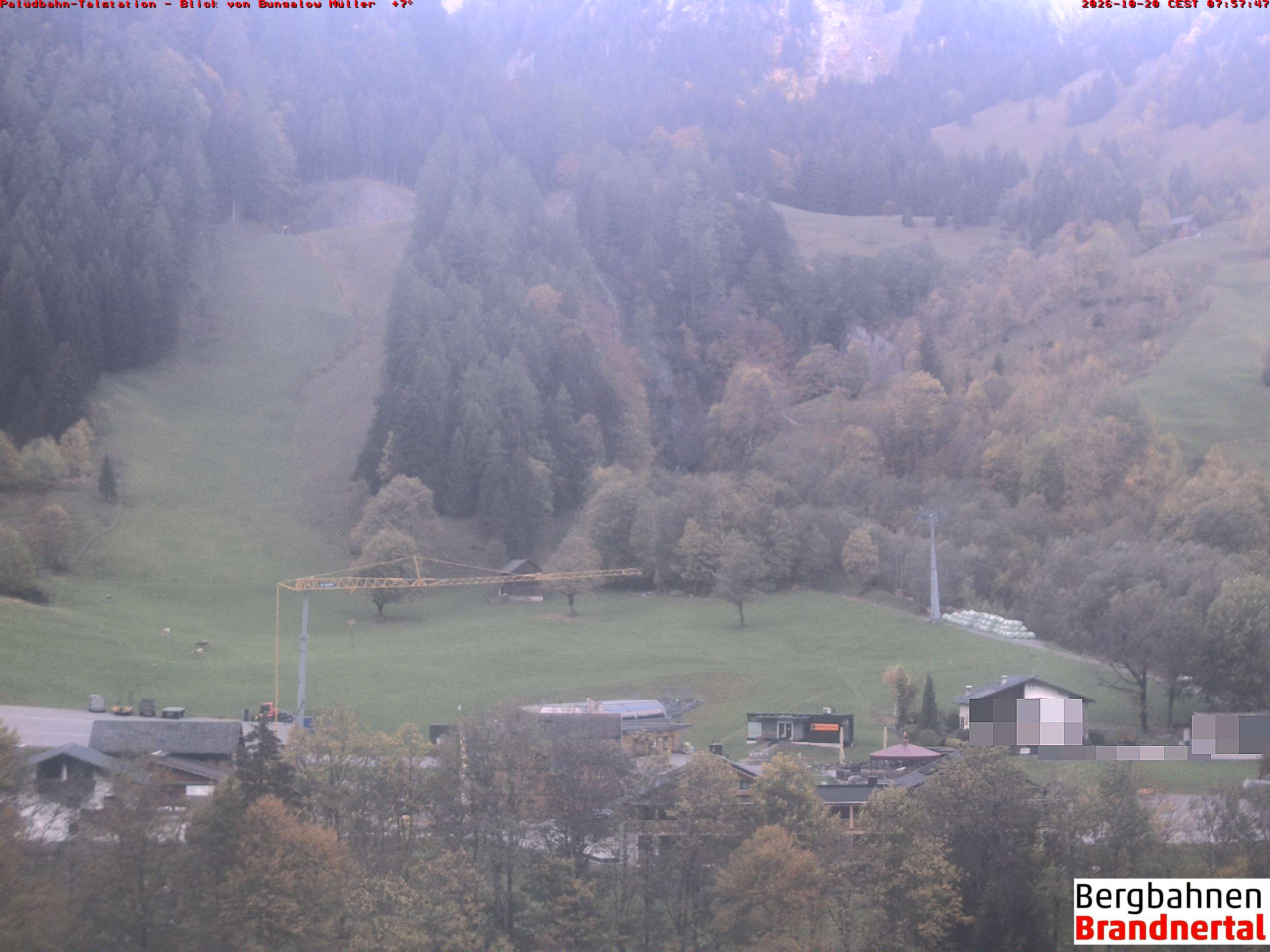Blick auf Palüdbahn von Bungalow Müller