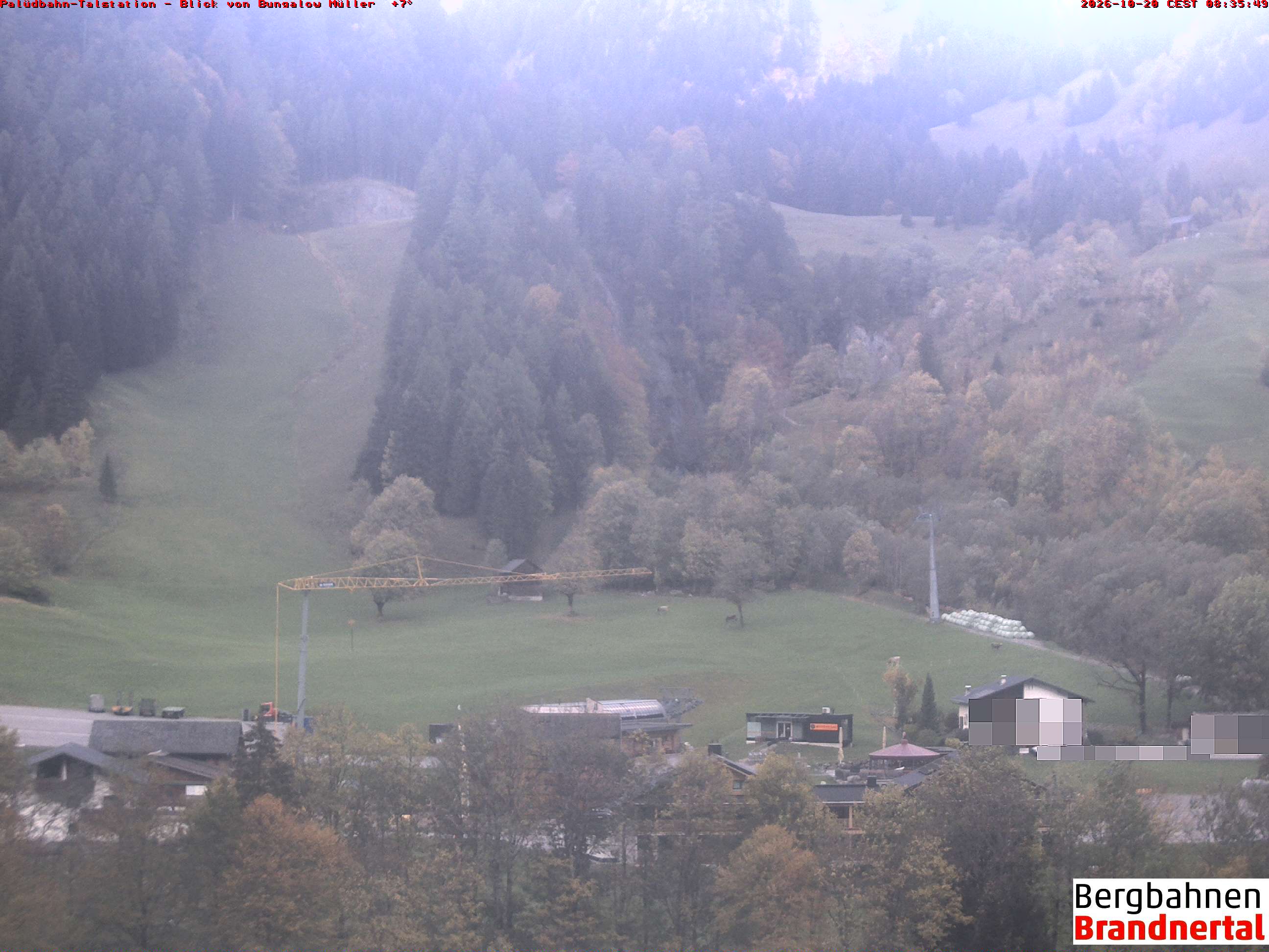 Blick auf Palüdbahn von Bungalow Müller