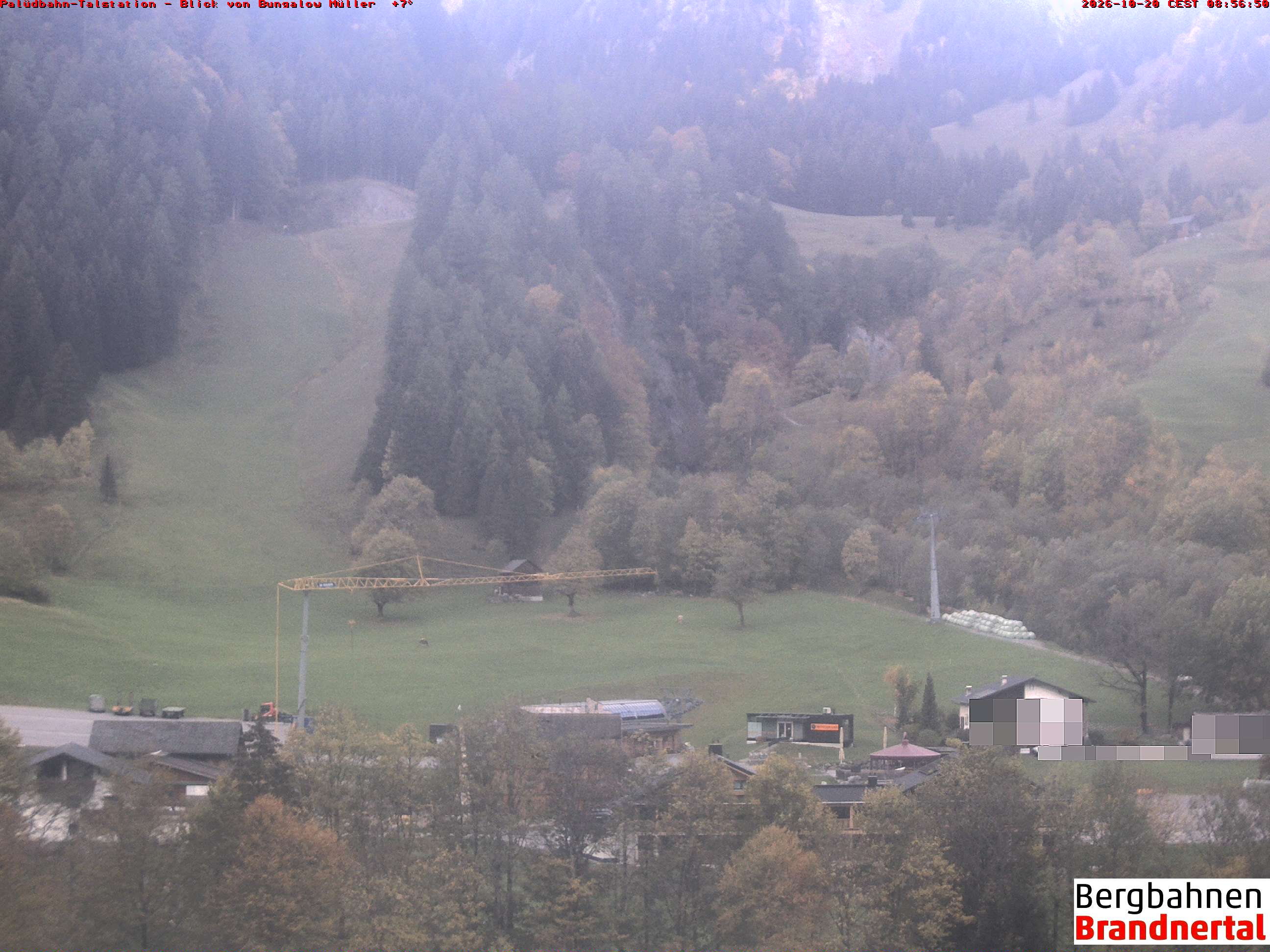 Blick auf Palüdbahn von Bungalow Müller