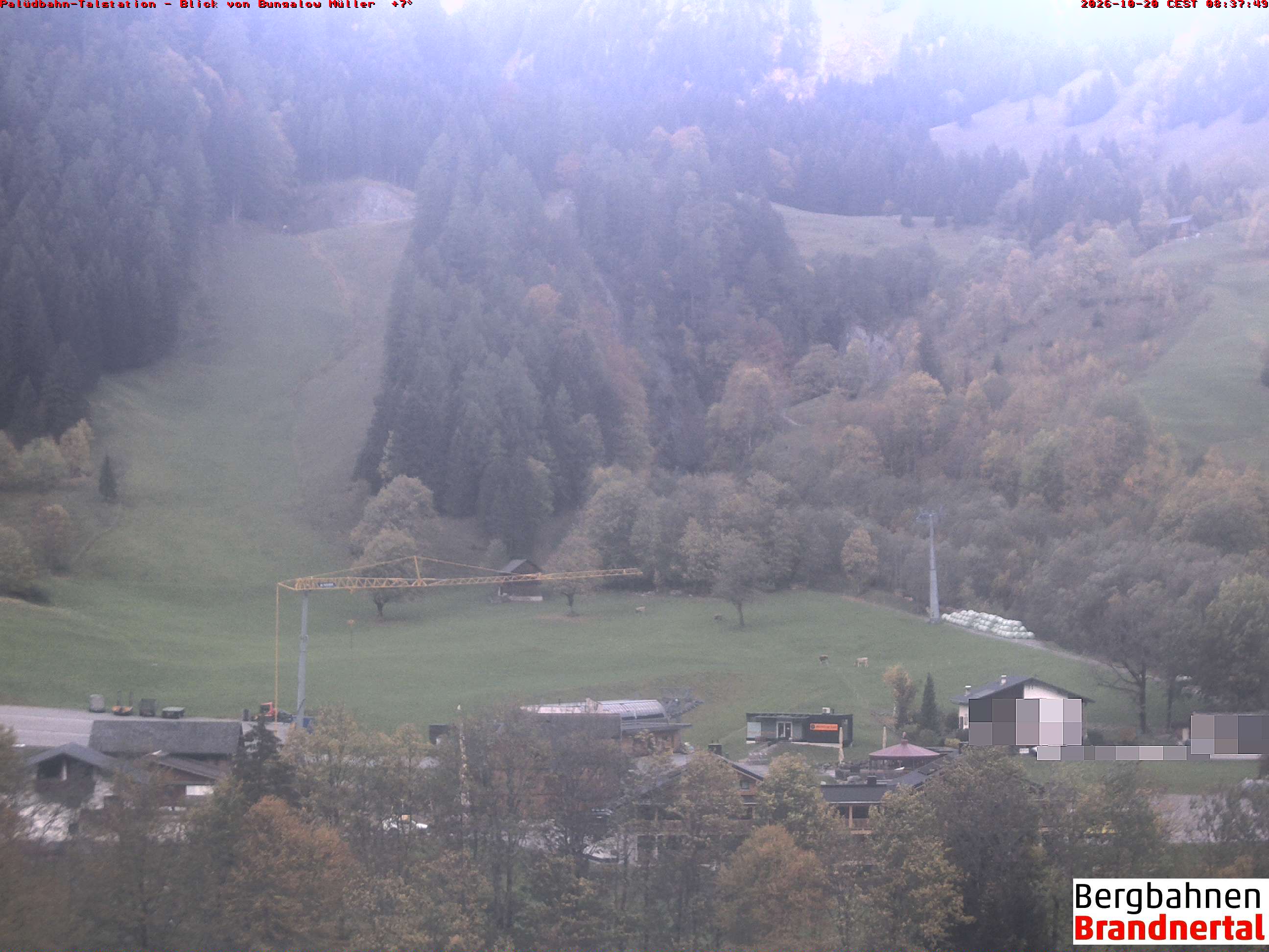 Blick auf Palüdbahn von Bungalow Müller