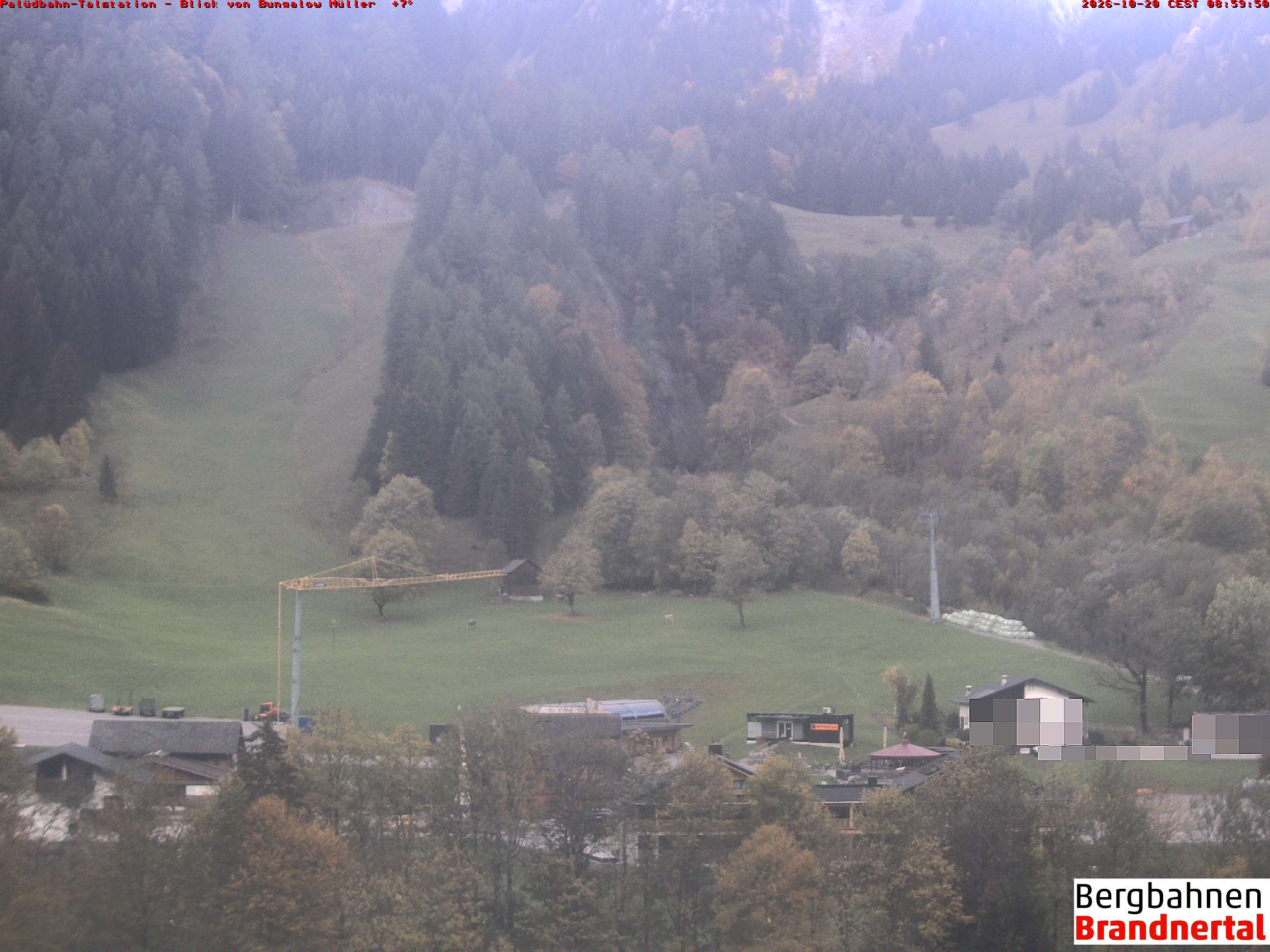 Blick auf Palüdbahn von Bungalow Müller
