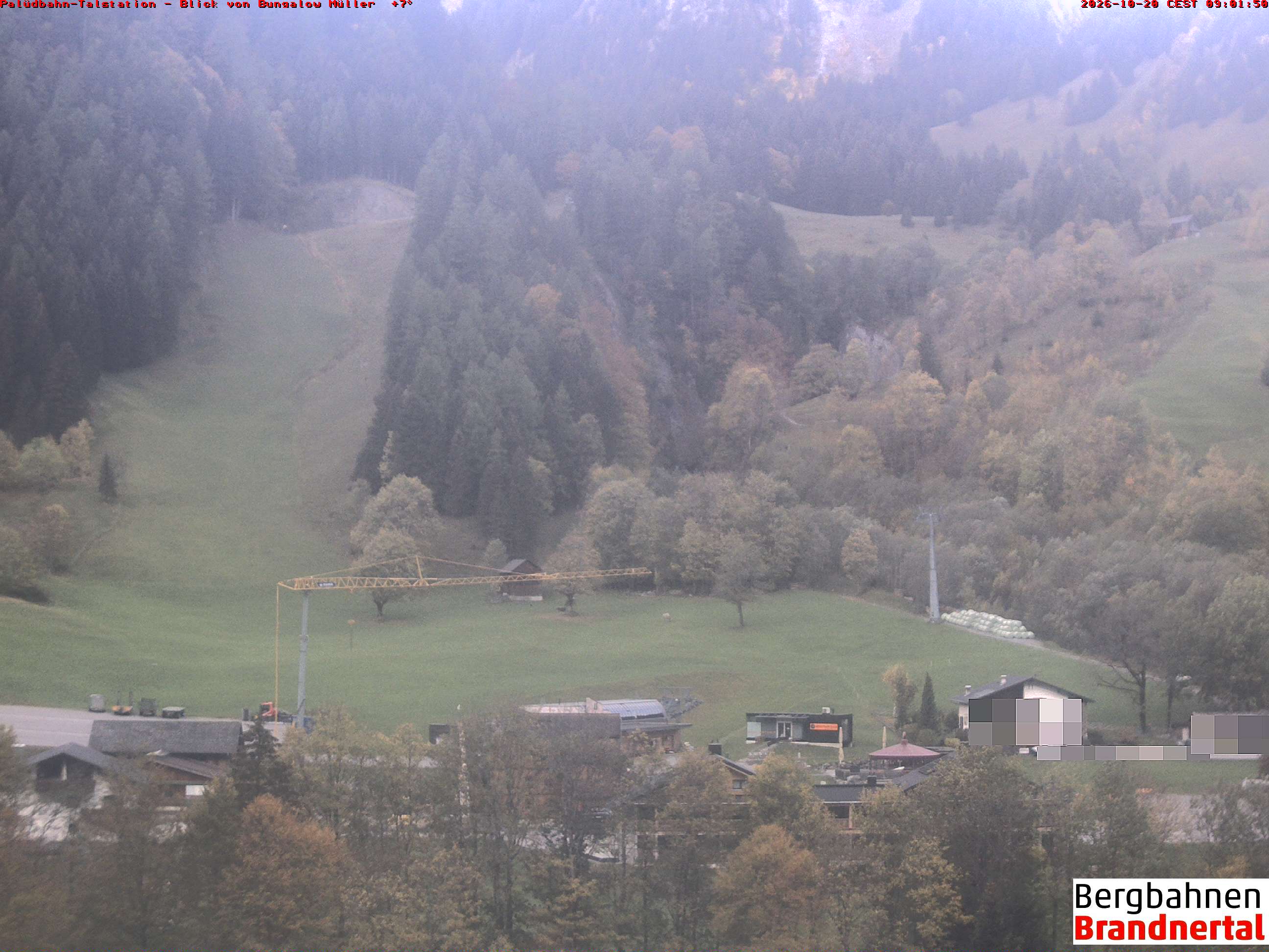 Blick auf Palüdbahn von Bungalow Müller
