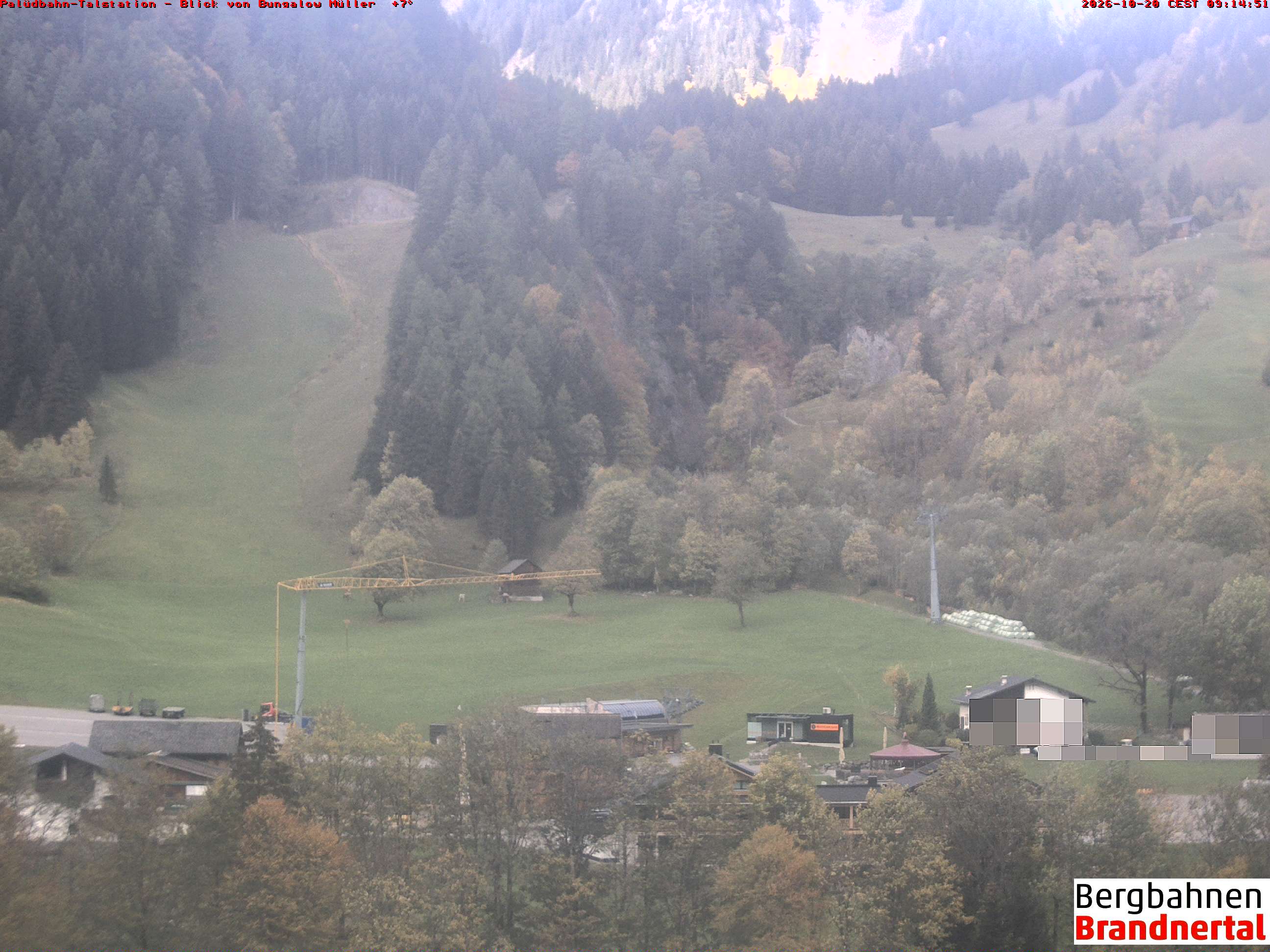 Blick auf Palüdbahn von Bungalow Müller