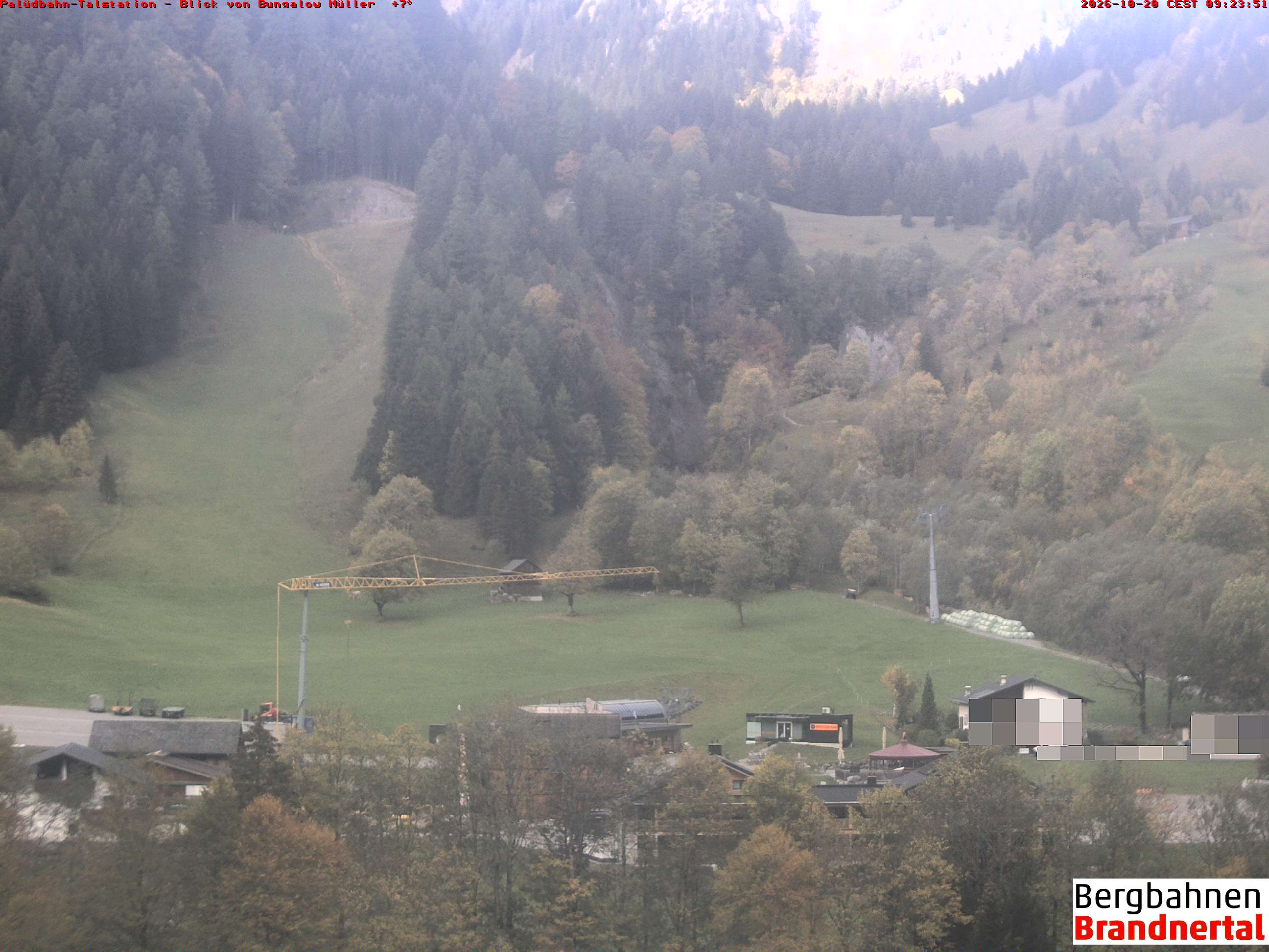Blick auf Palüdbahn von Bungalow Müller