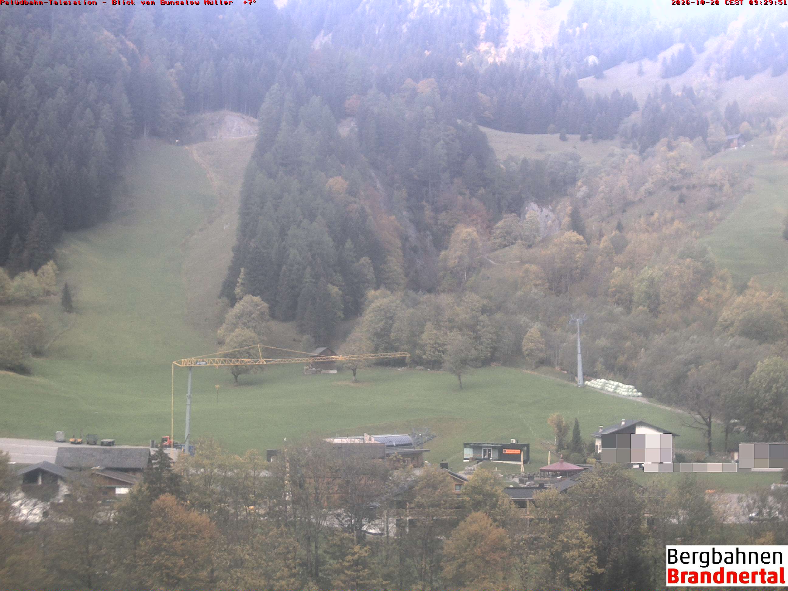 Blick auf Palüdbahn von Bungalow Müller