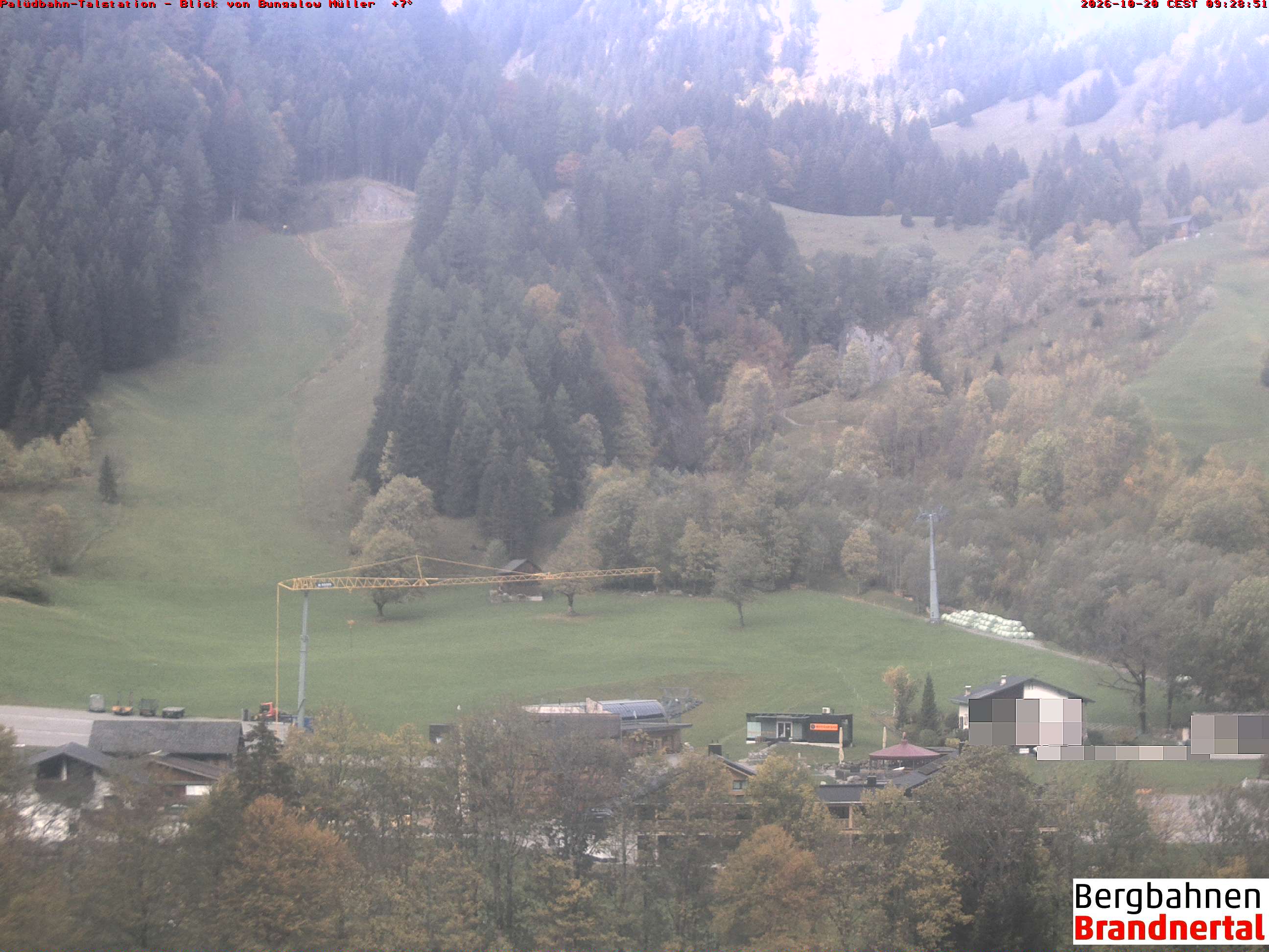 Blick auf Palüdbahn von Bungalow Müller