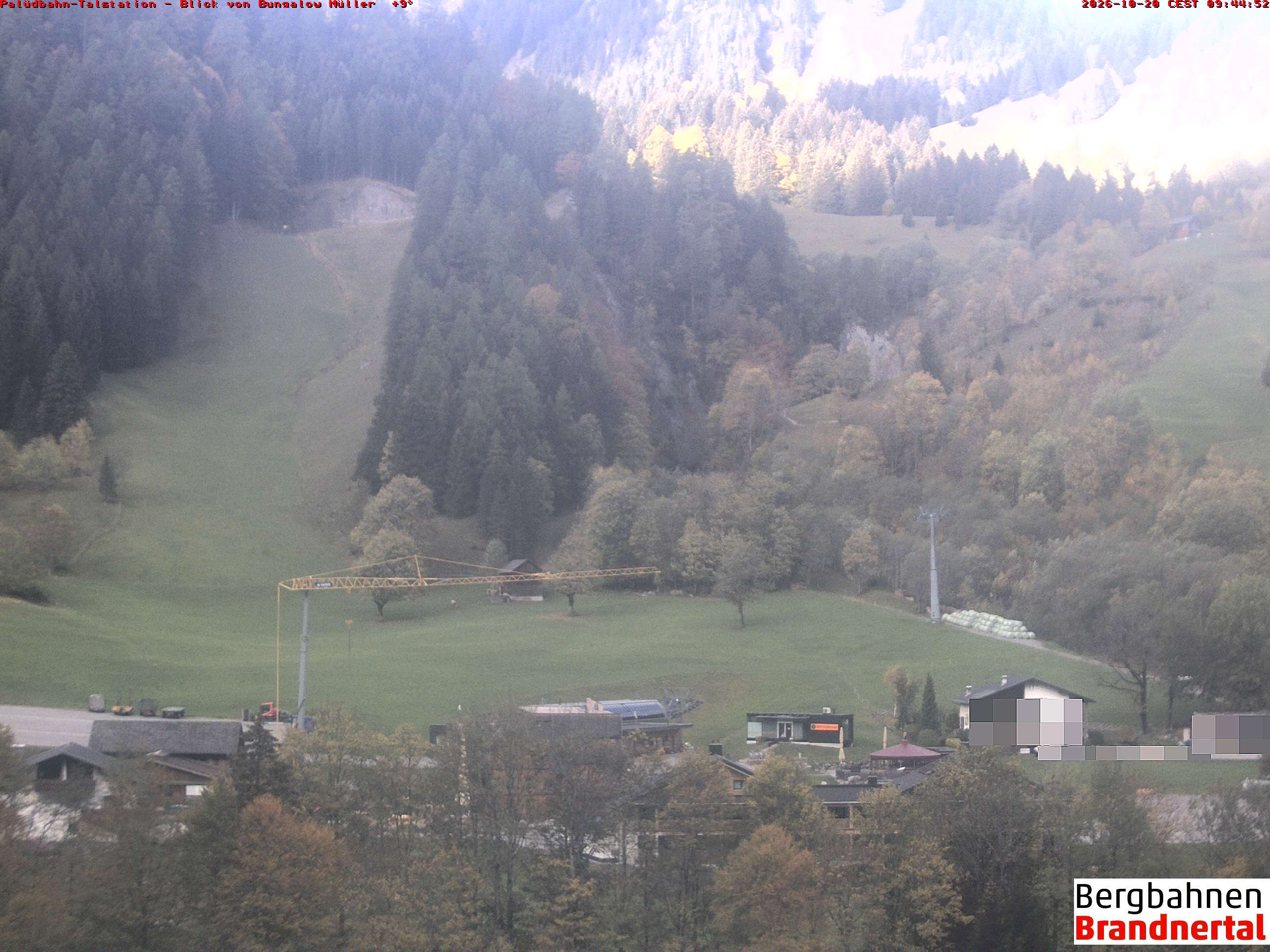 Blick auf Palüdbahn von Bungalow Müller
