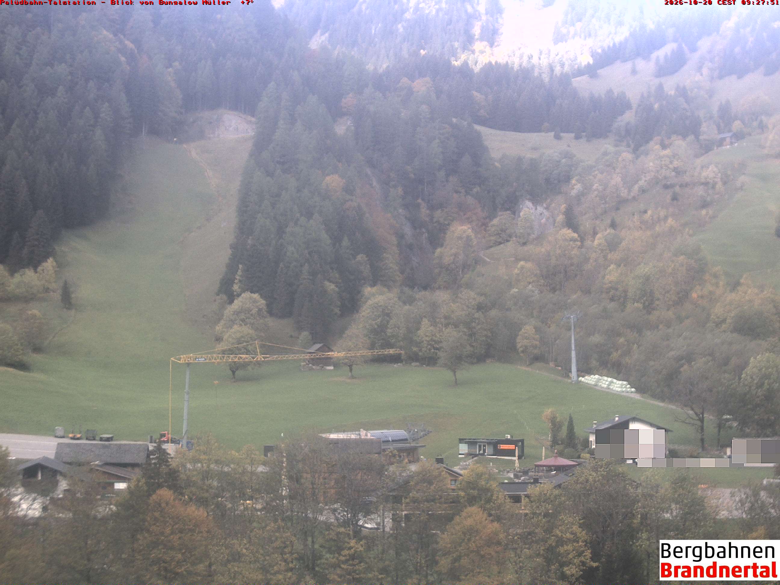 Blick auf Palüdbahn von Bungalow Müller