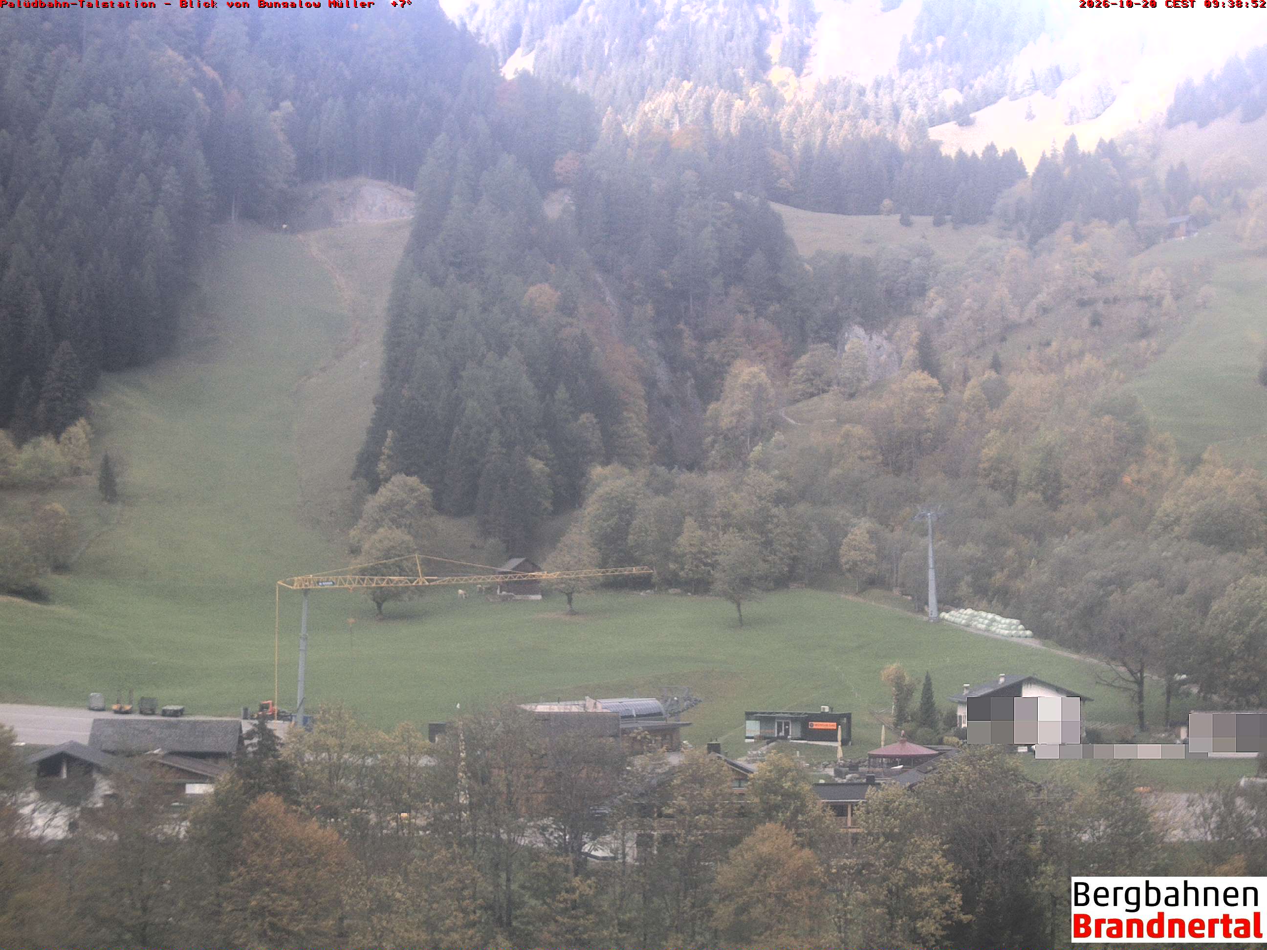 Blick auf Palüdbahn von Bungalow Müller