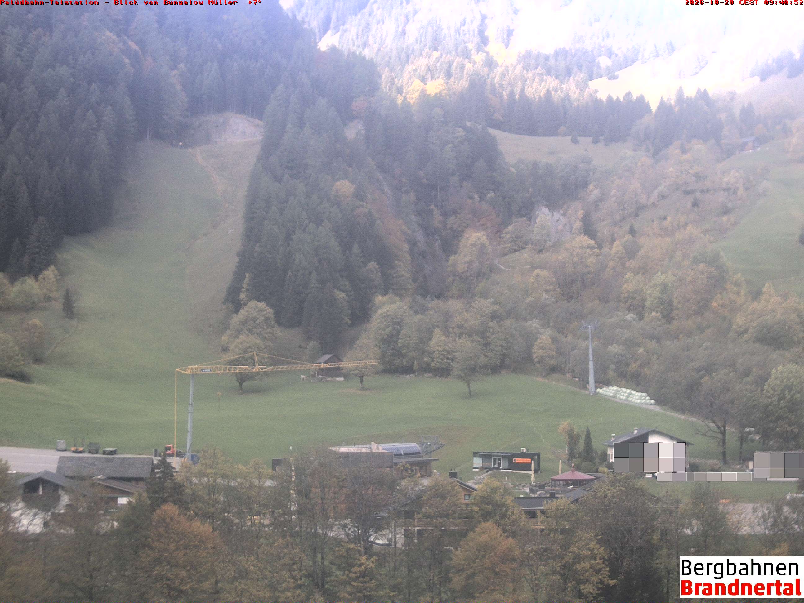 Blick auf Palüdbahn von Bungalow Müller