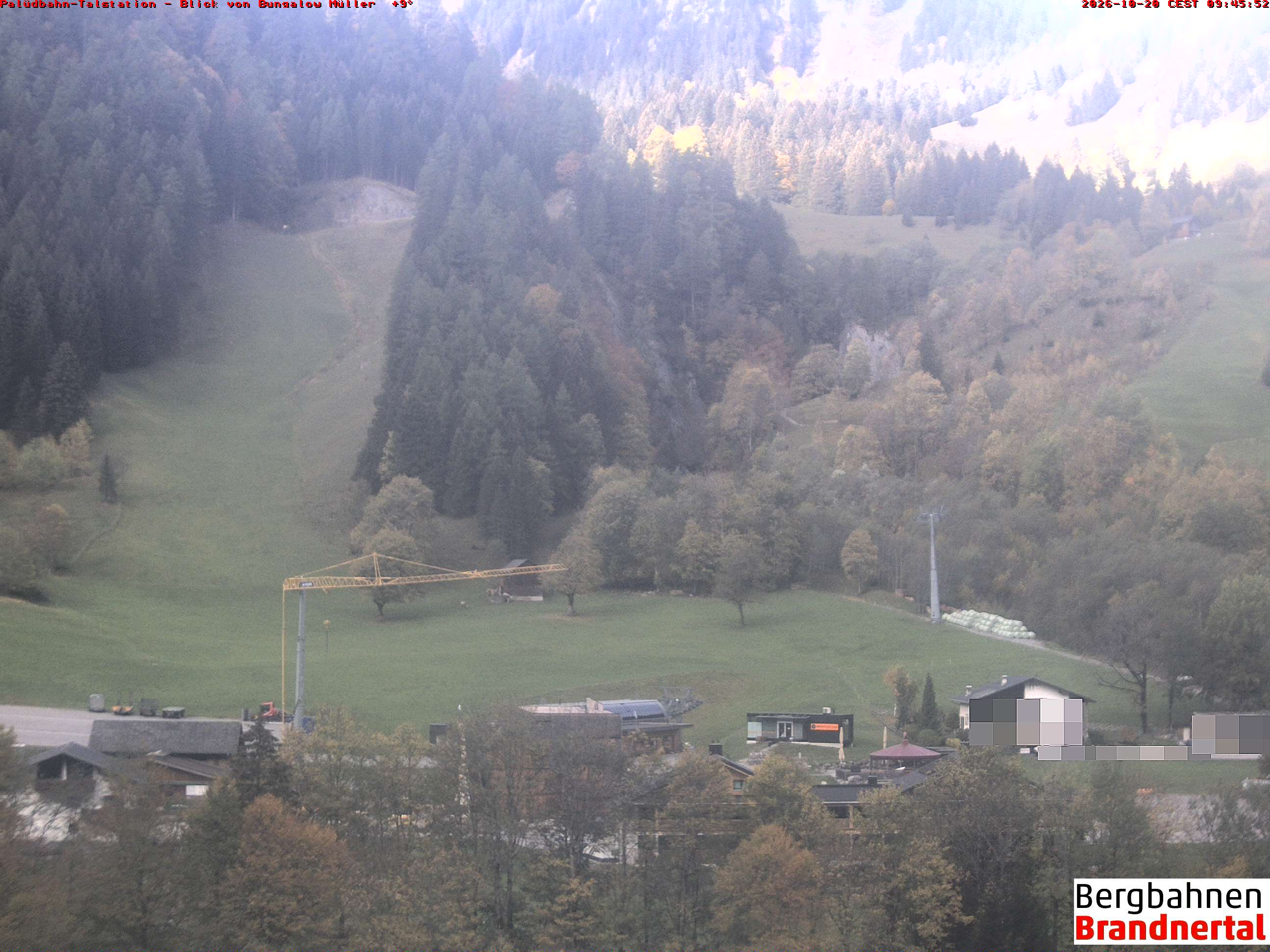Blick auf Palüdbahn von Bungalow Müller
