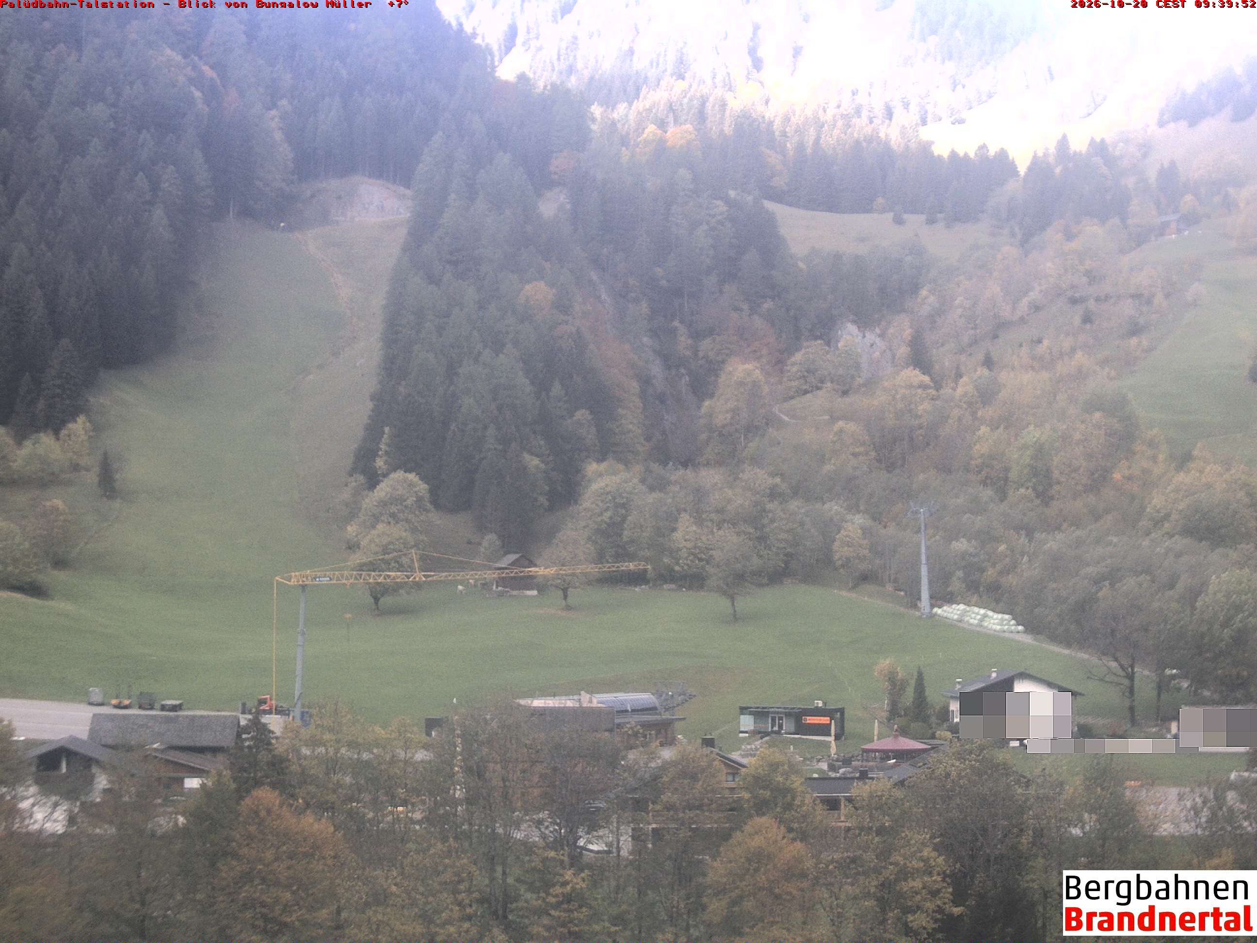 Blick auf Palüdbahn von Bungalow Müller