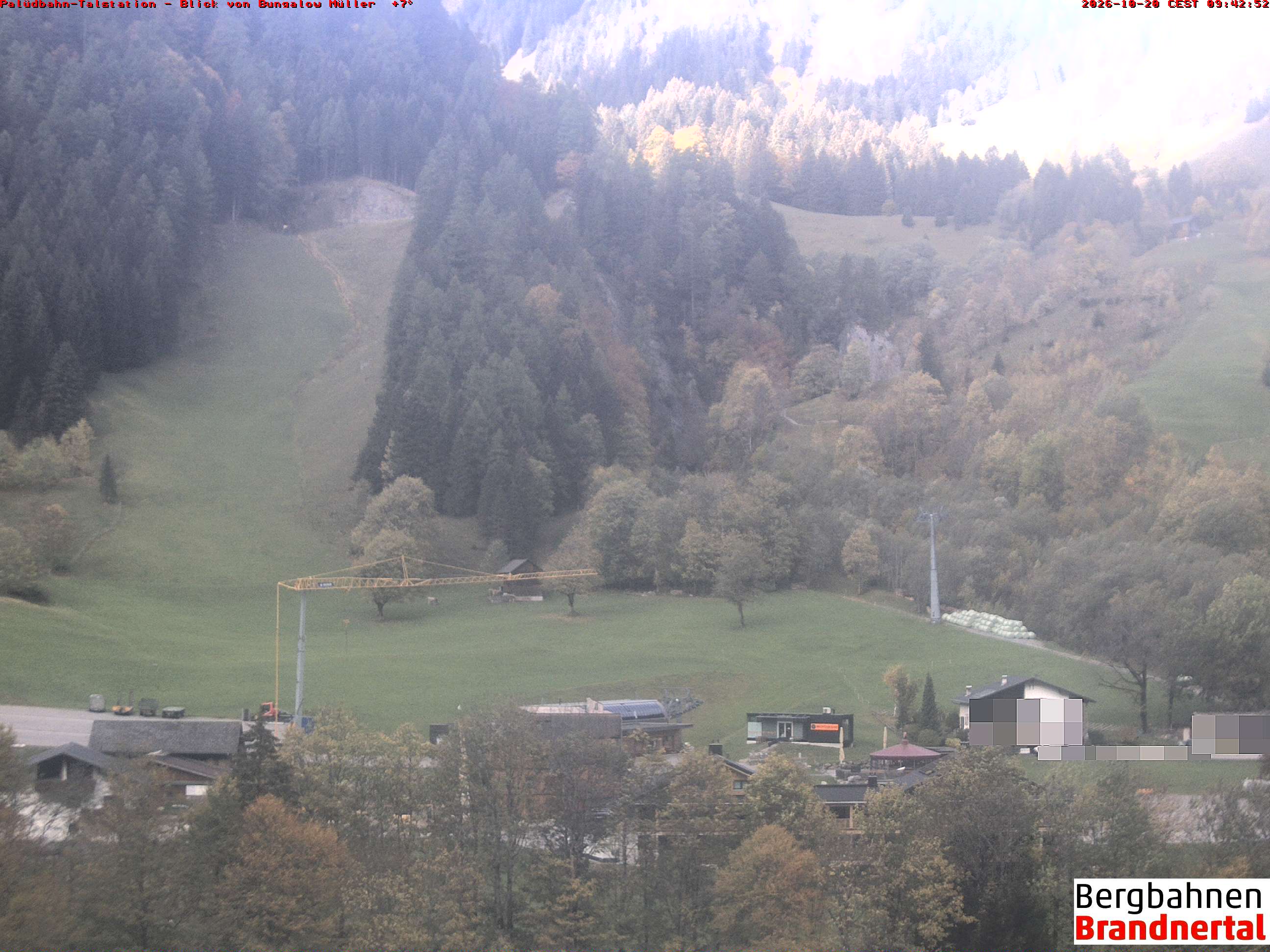 Blick auf Palüdbahn von Bungalow Müller