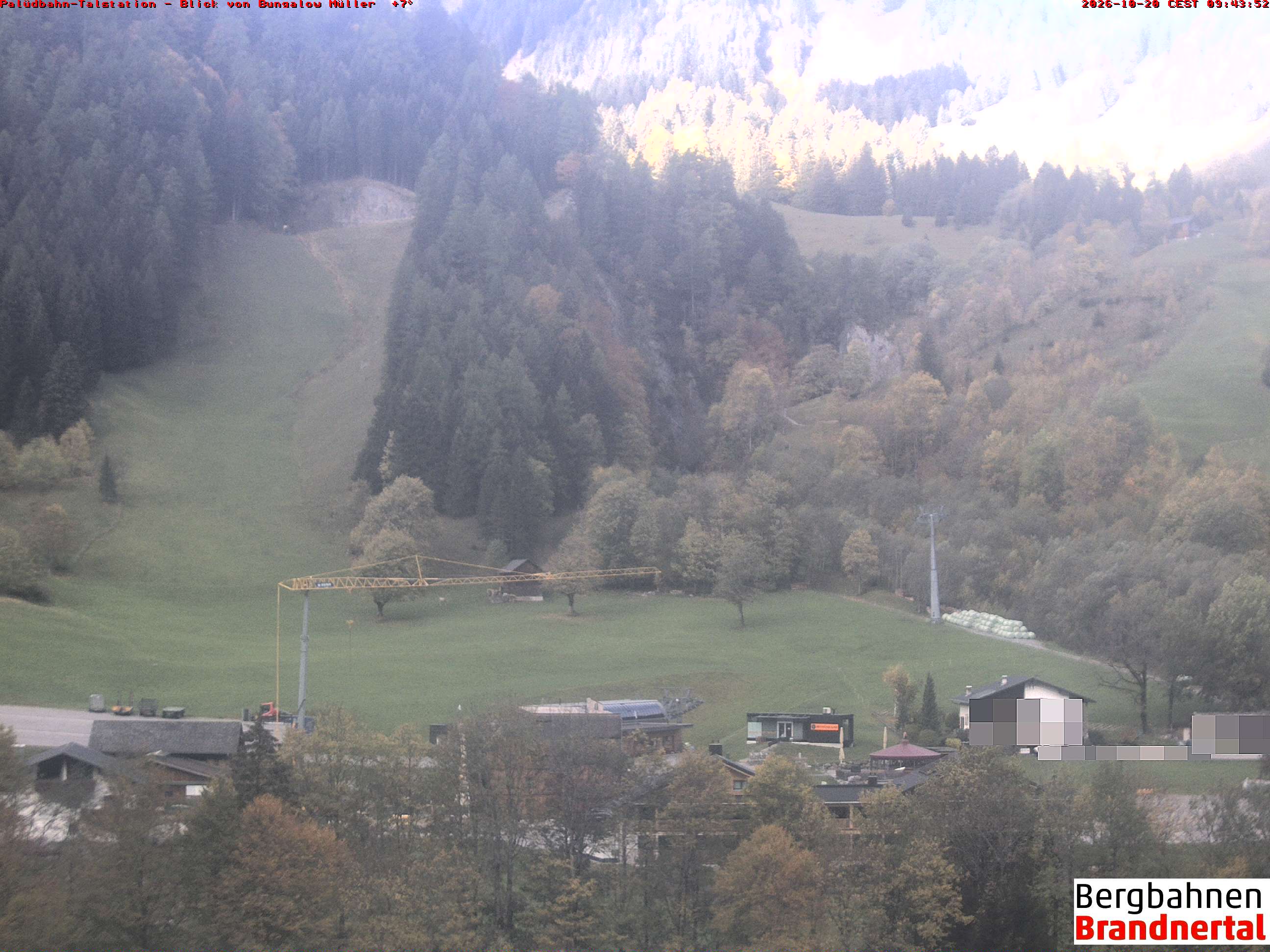 Blick auf Palüdbahn von Bungalow Müller