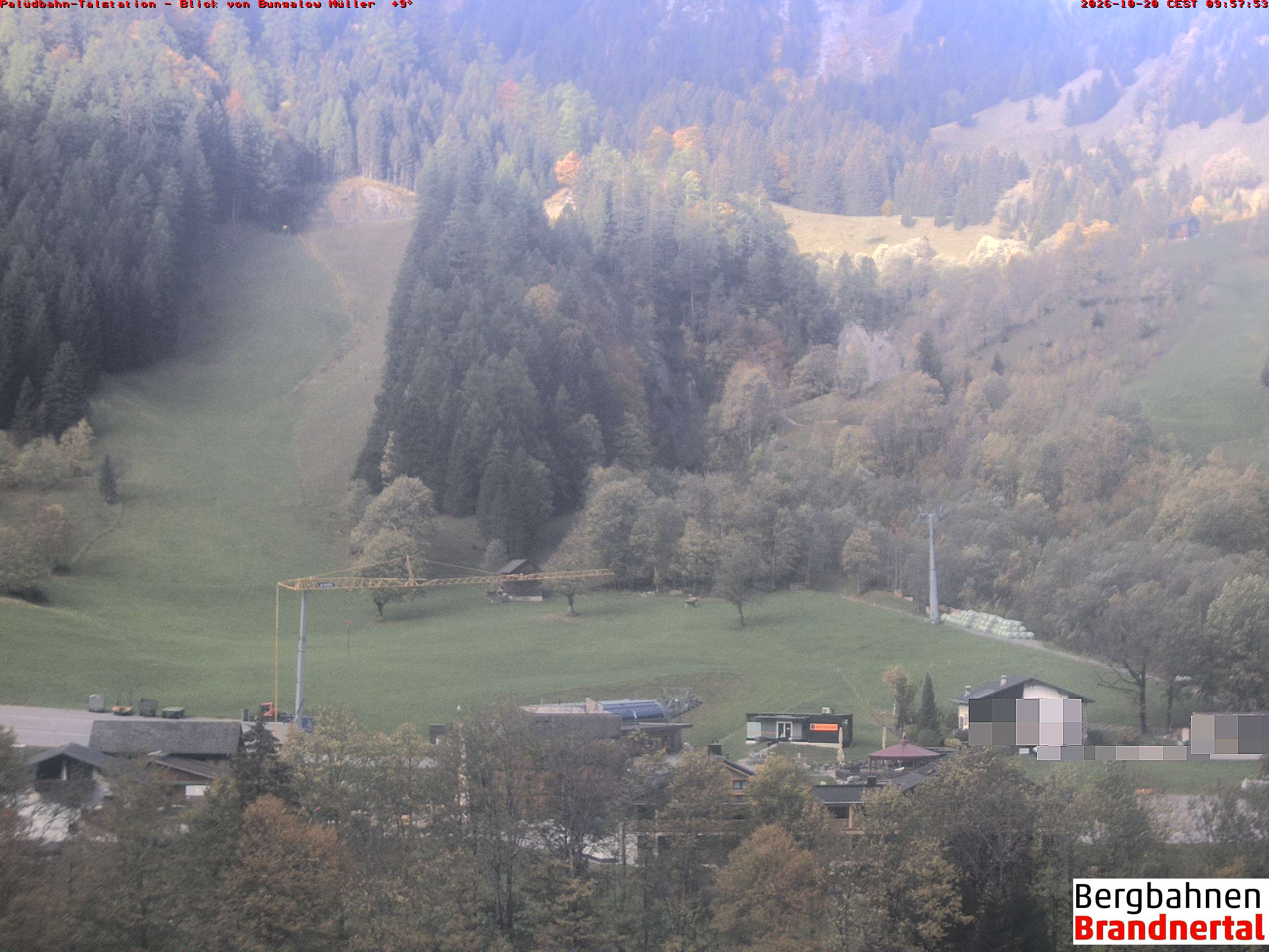 Blick auf Palüdbahn von Bungalow Müller