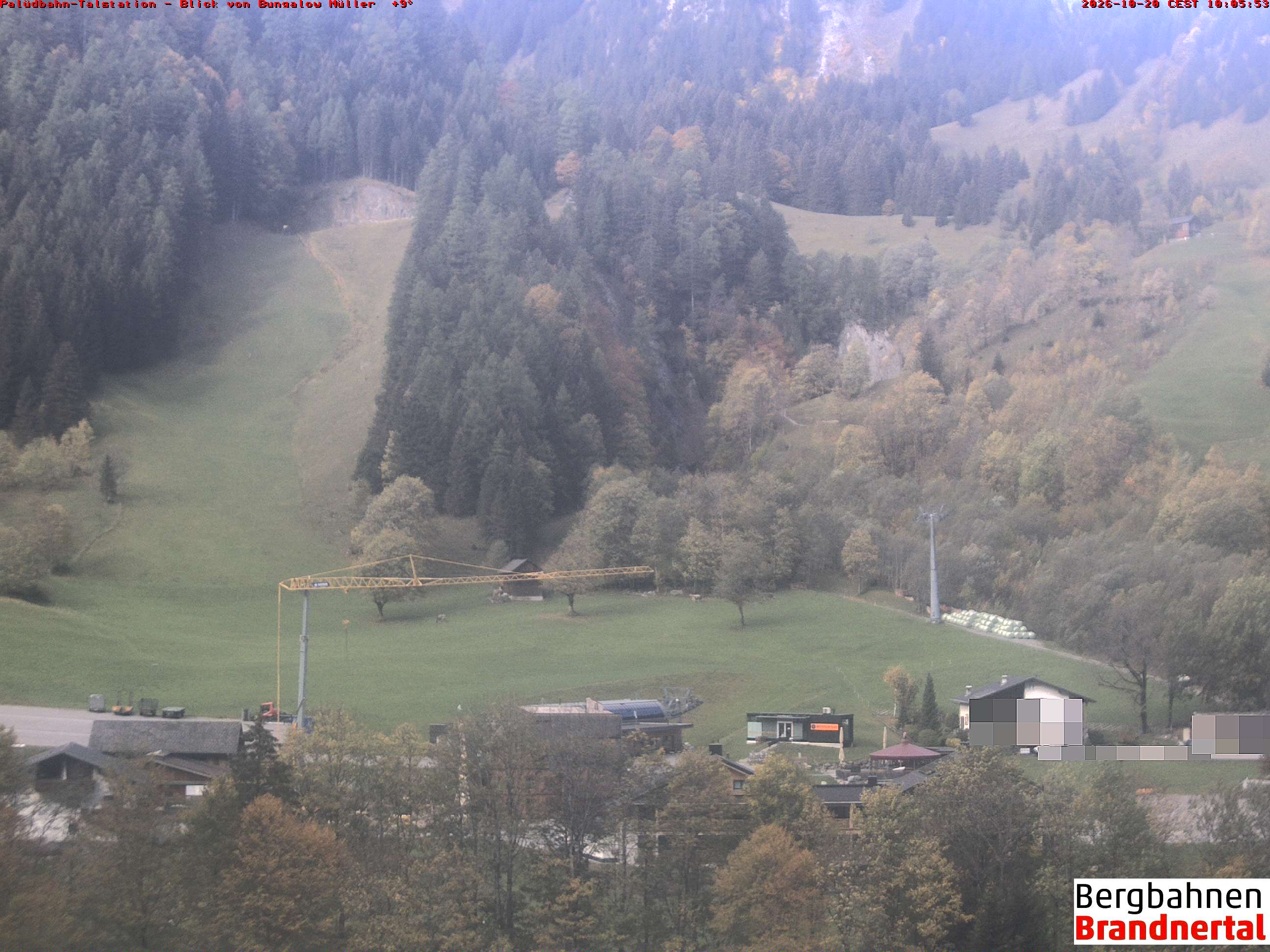 Blick auf Palüdbahn von Bungalow Müller