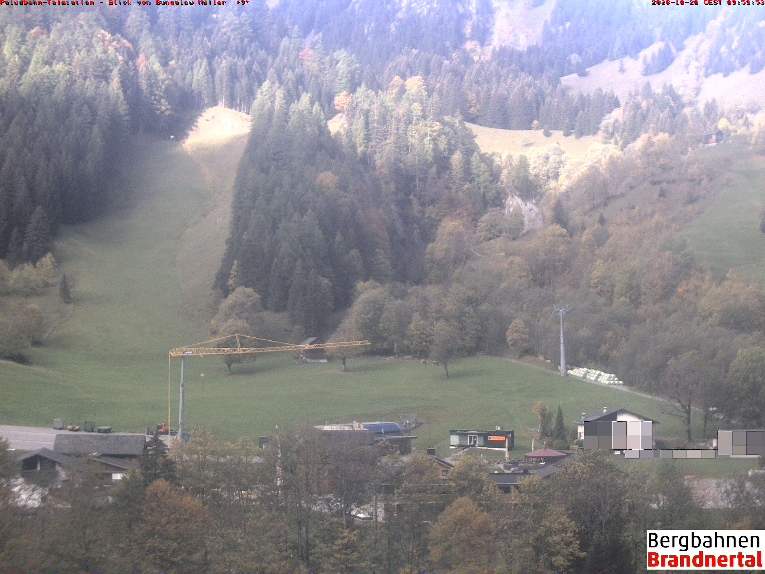 Blick auf Palüdbahn von Bungalow Müller