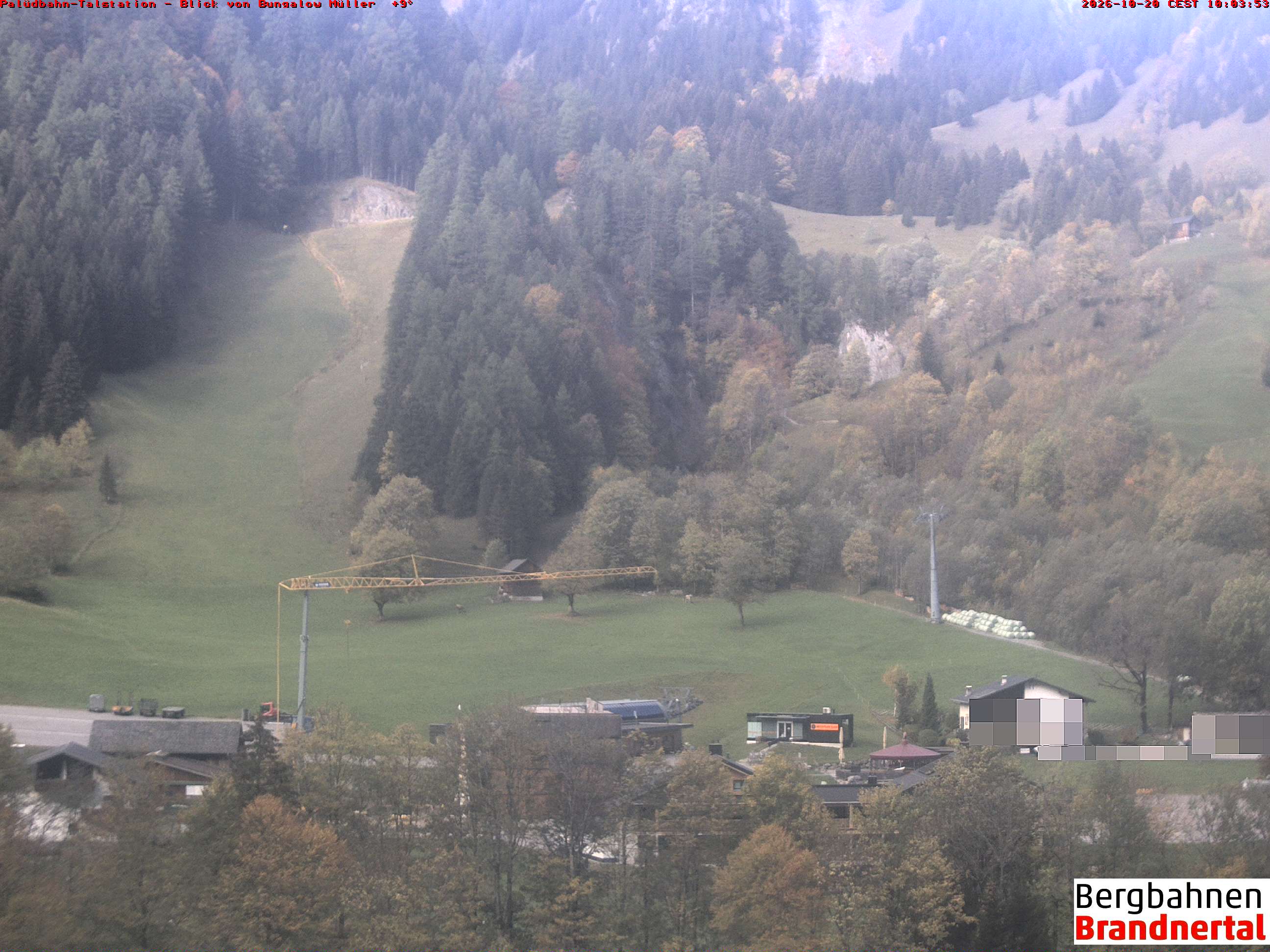 Blick auf Palüdbahn von Bungalow Müller