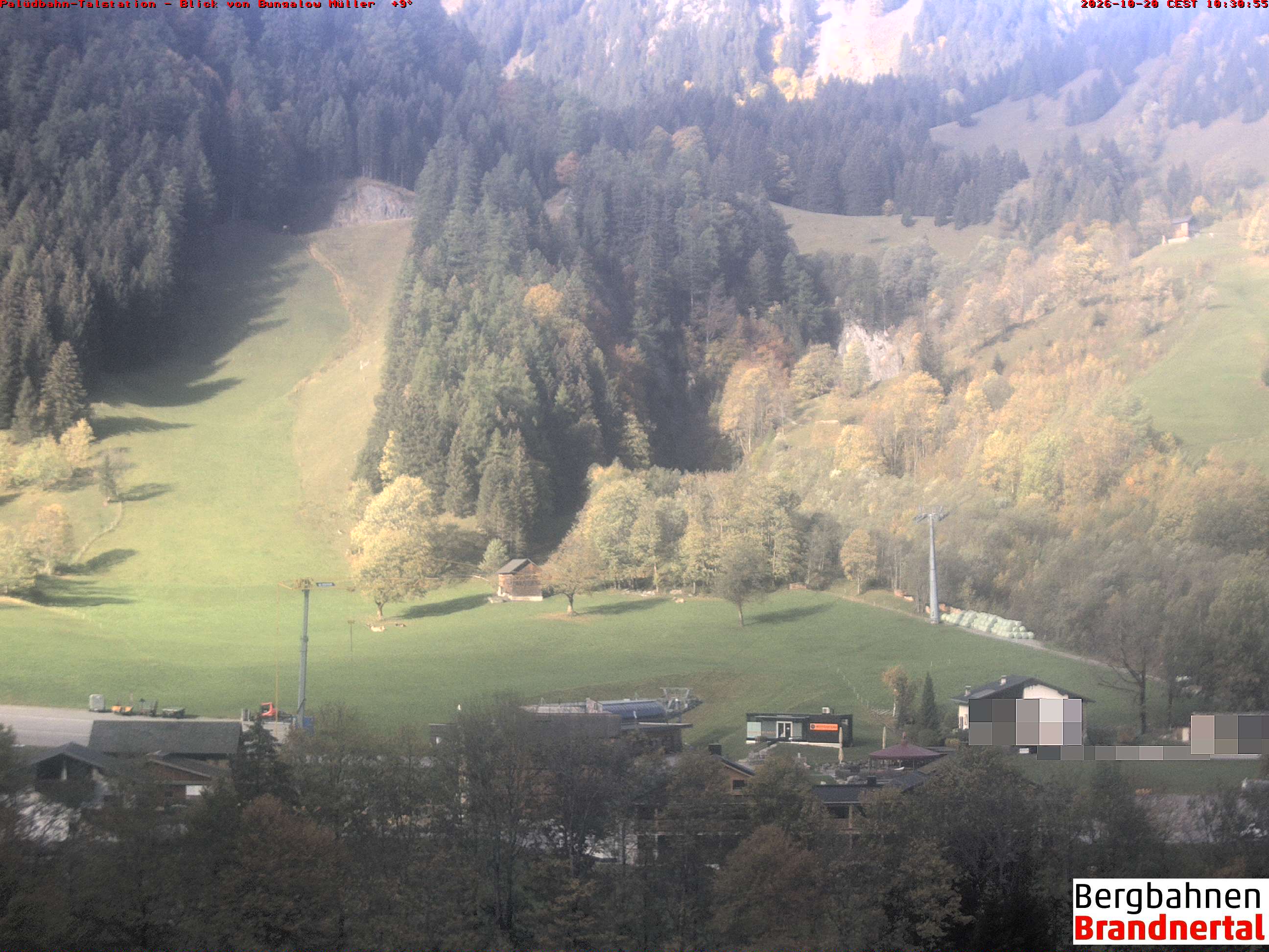 Blick auf Palüdbahn von Bungalow Müller