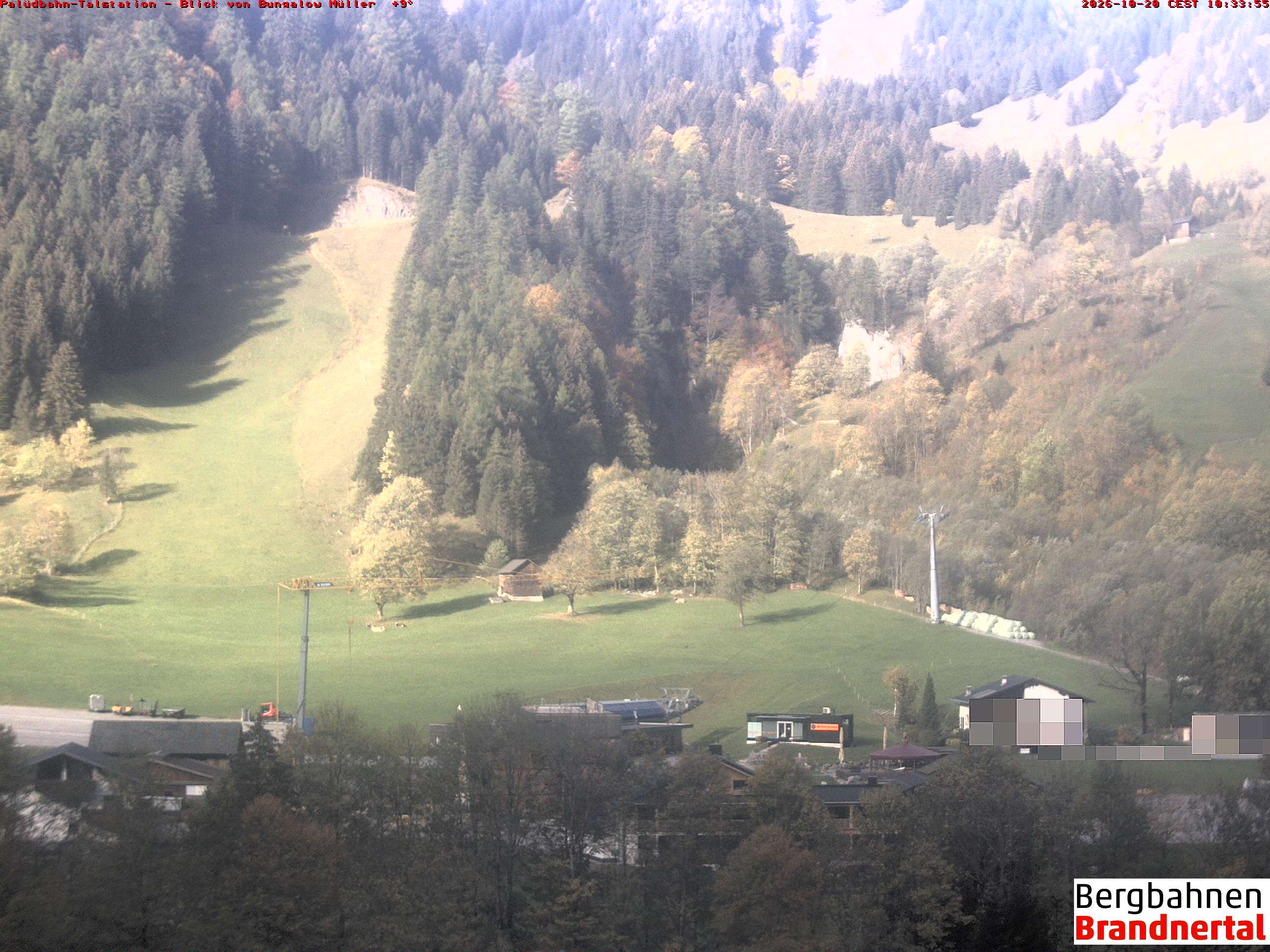 Blick auf Palüdbahn von Bungalow Müller