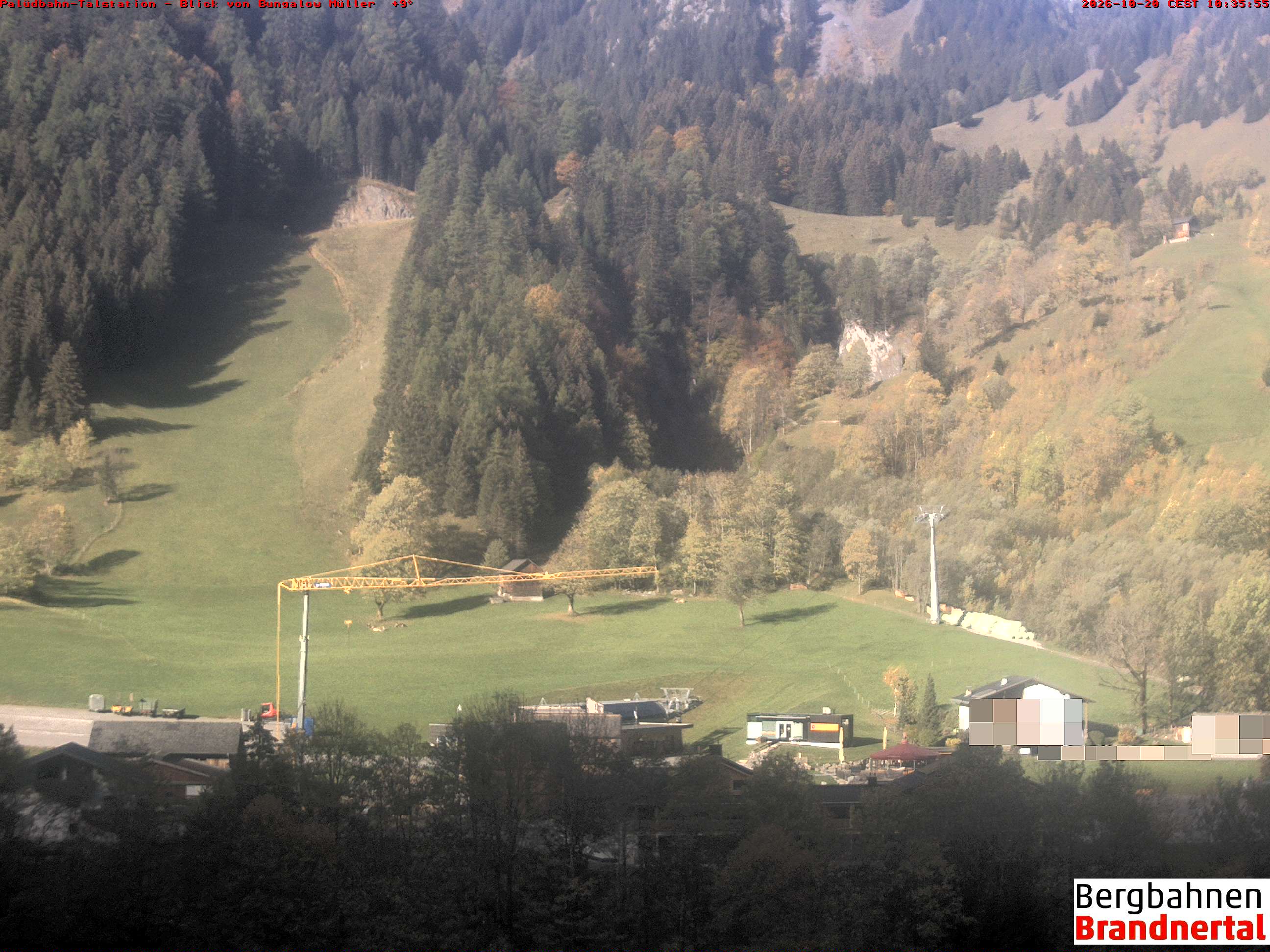 Blick auf Palüdbahn von Bungalow Müller