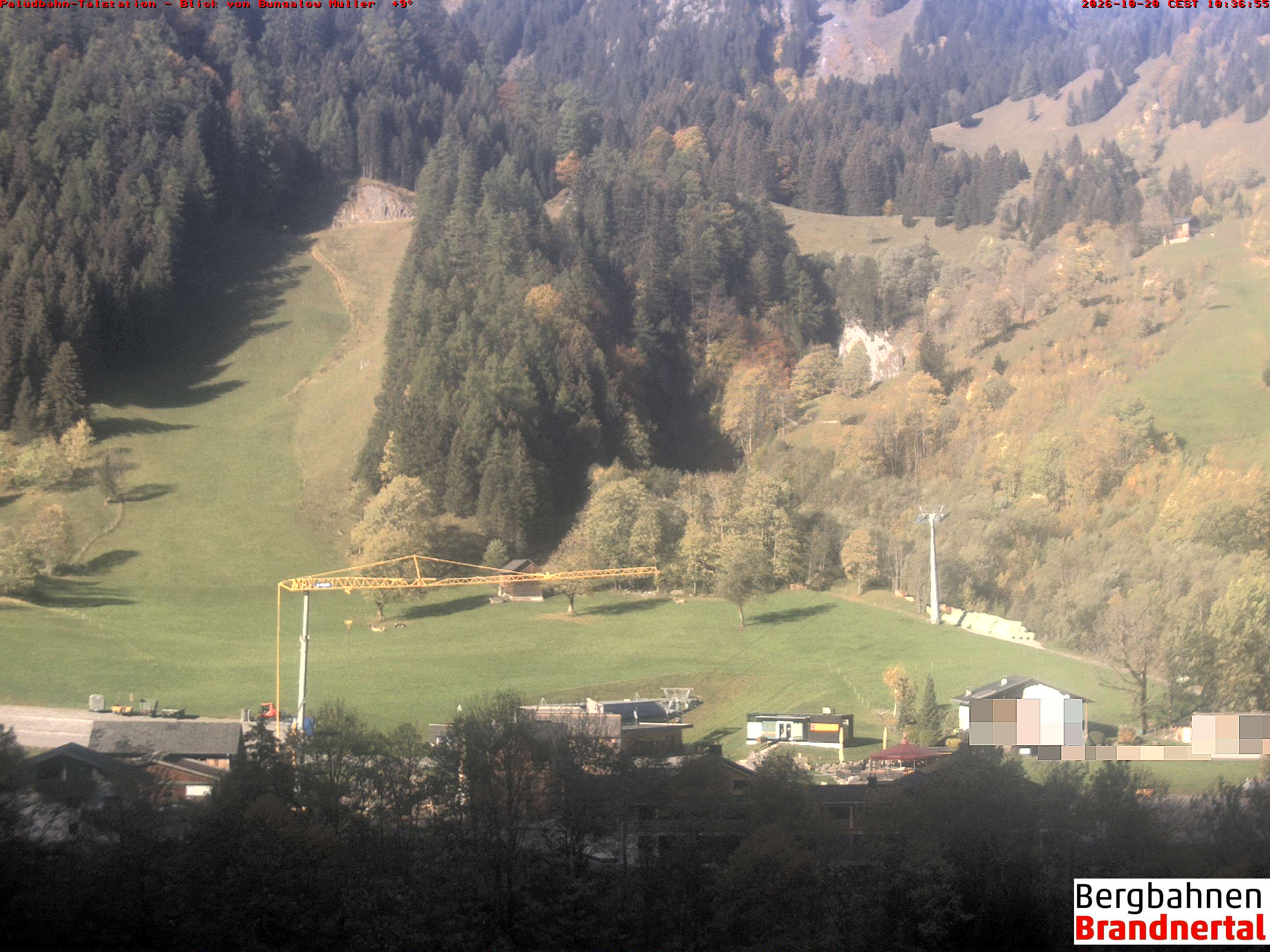 Blick auf Palüdbahn von Bungalow Müller