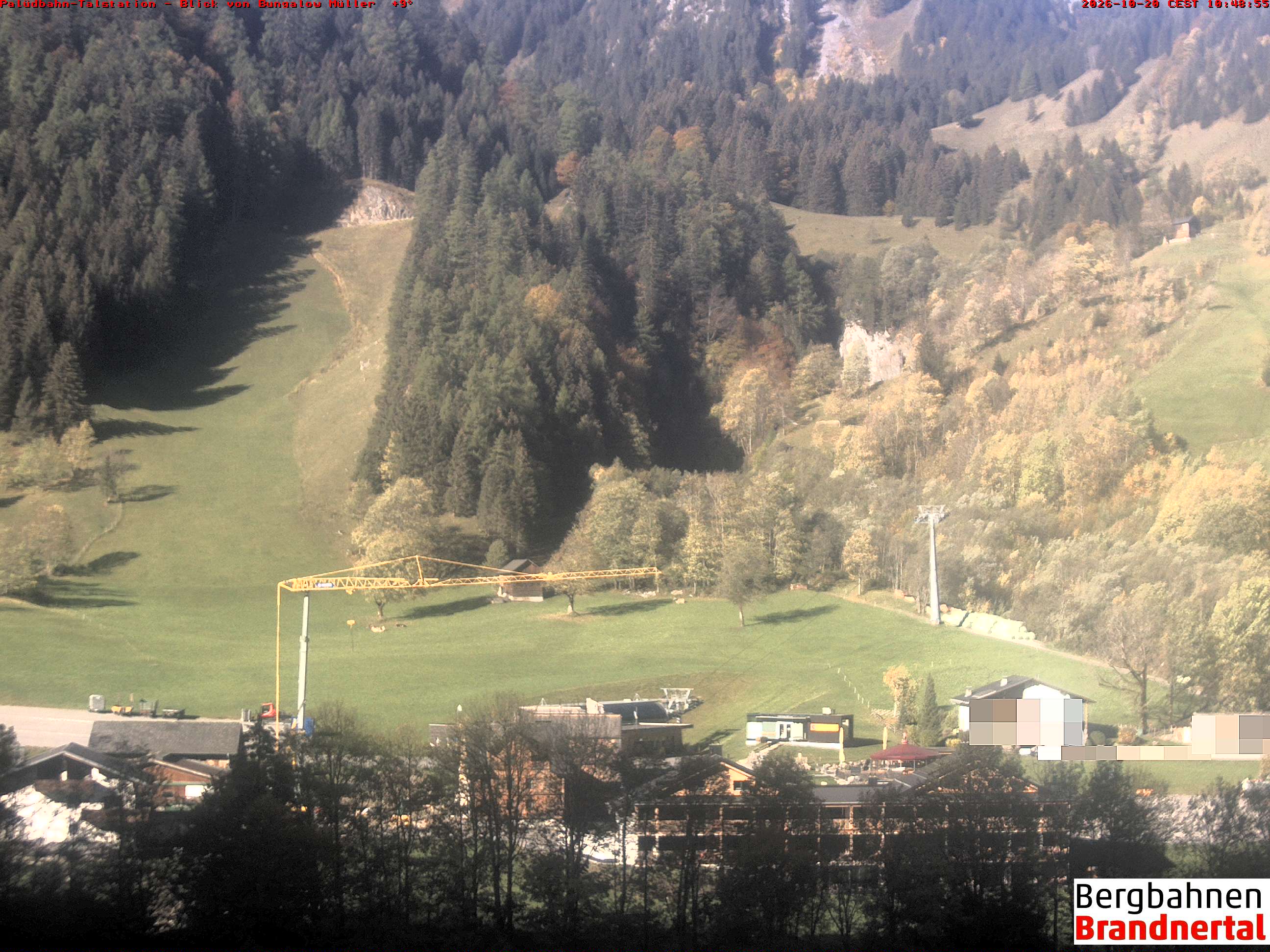 Blick auf Palüdbahn von Bungalow Müller
