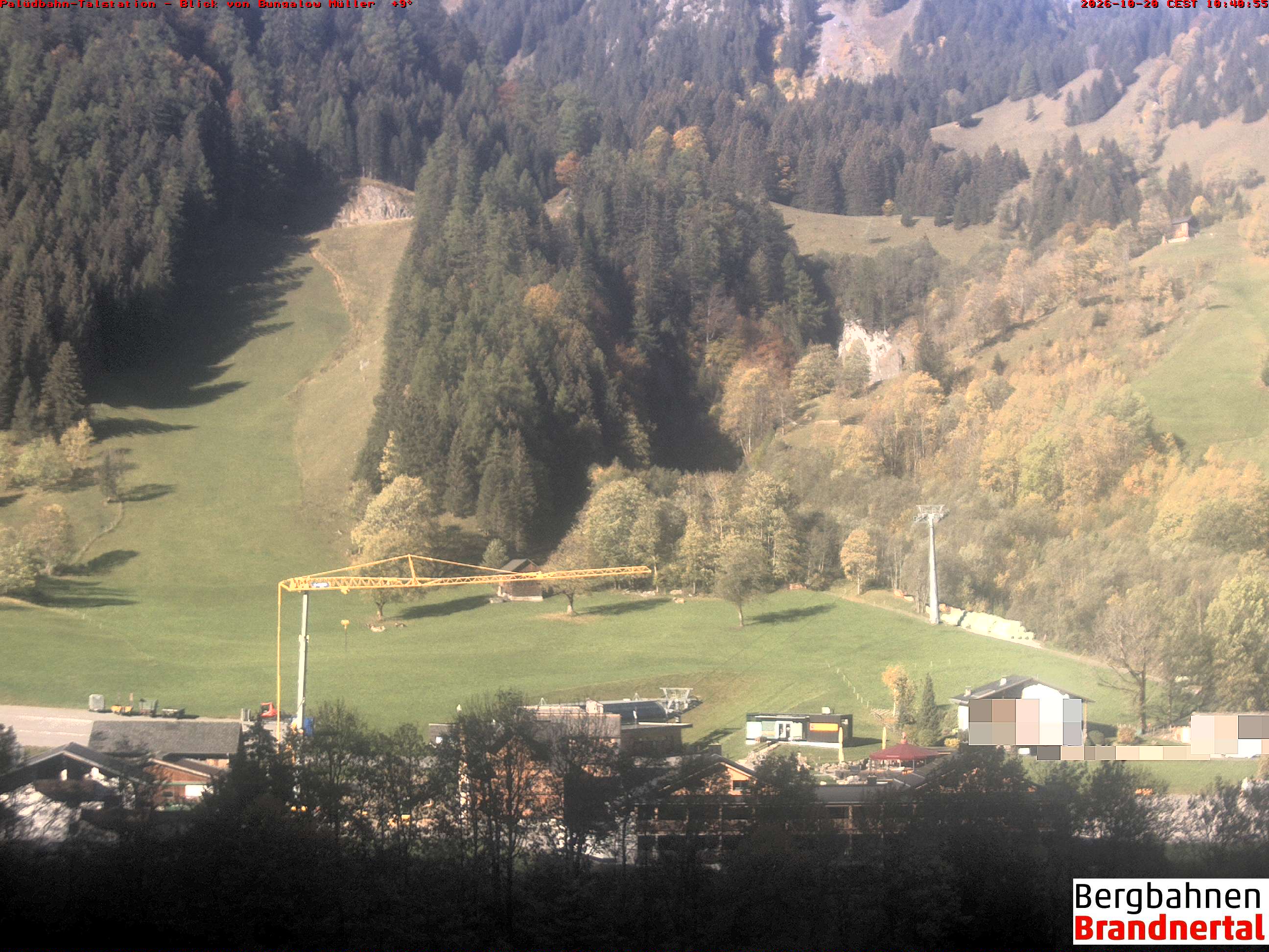 Blick auf Palüdbahn von Bungalow Müller