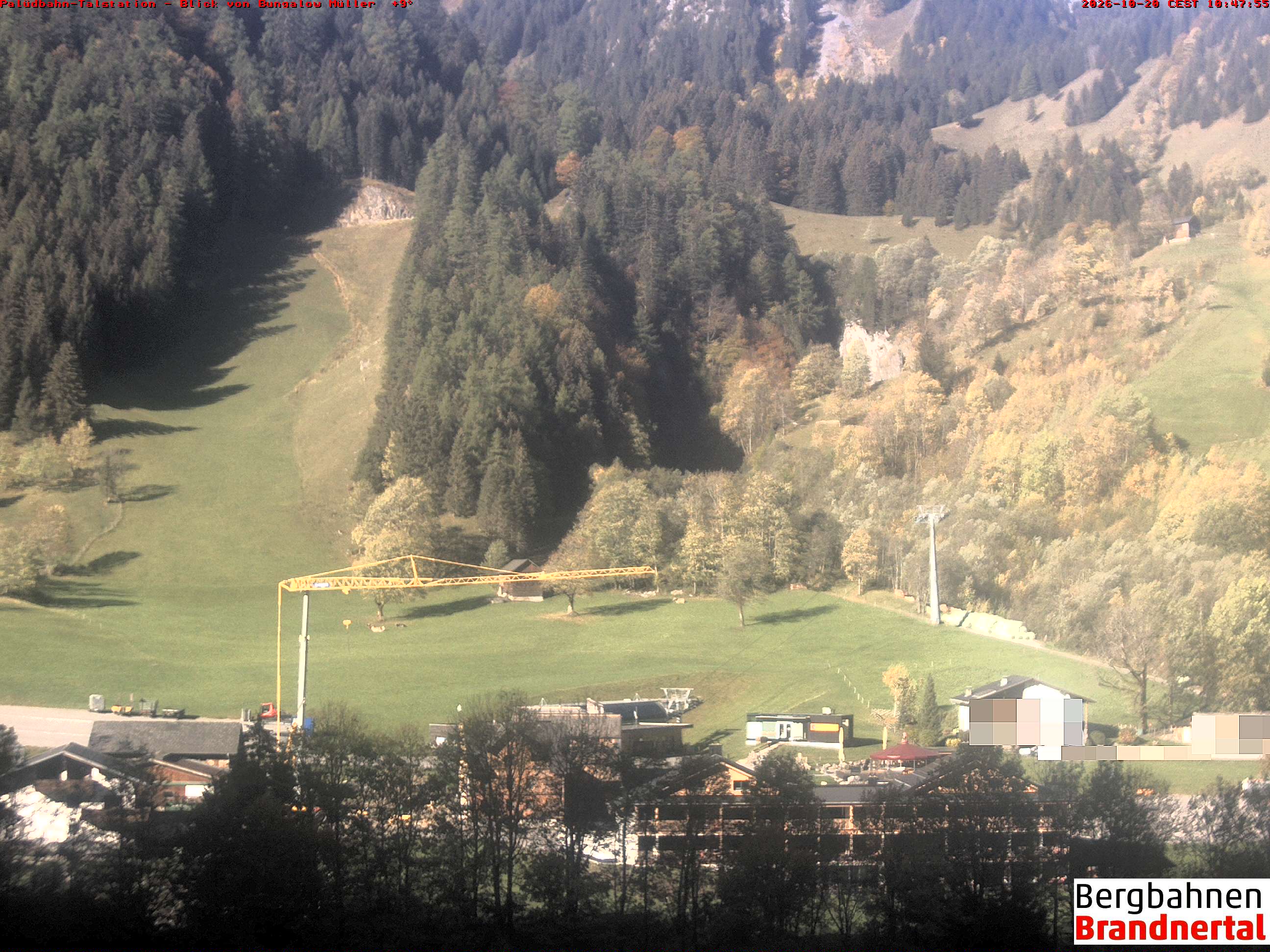 Blick auf Palüdbahn von Bungalow Müller