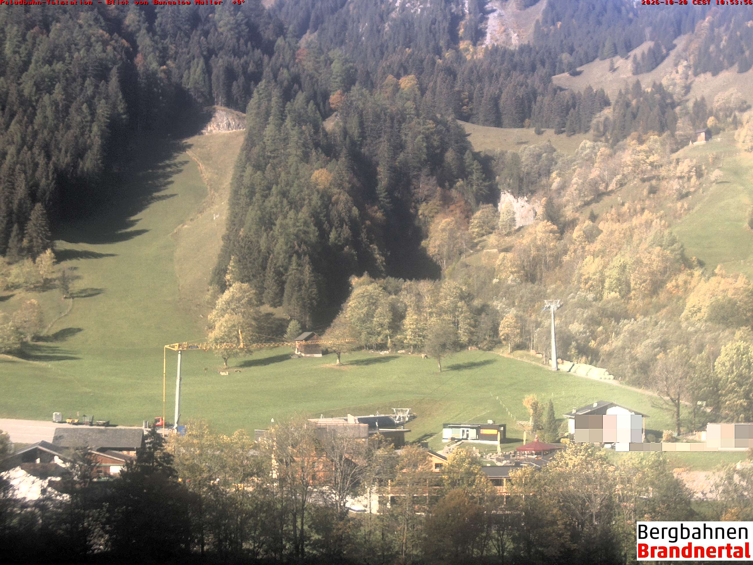 Blick auf Palüdbahn von Bungalow Müller