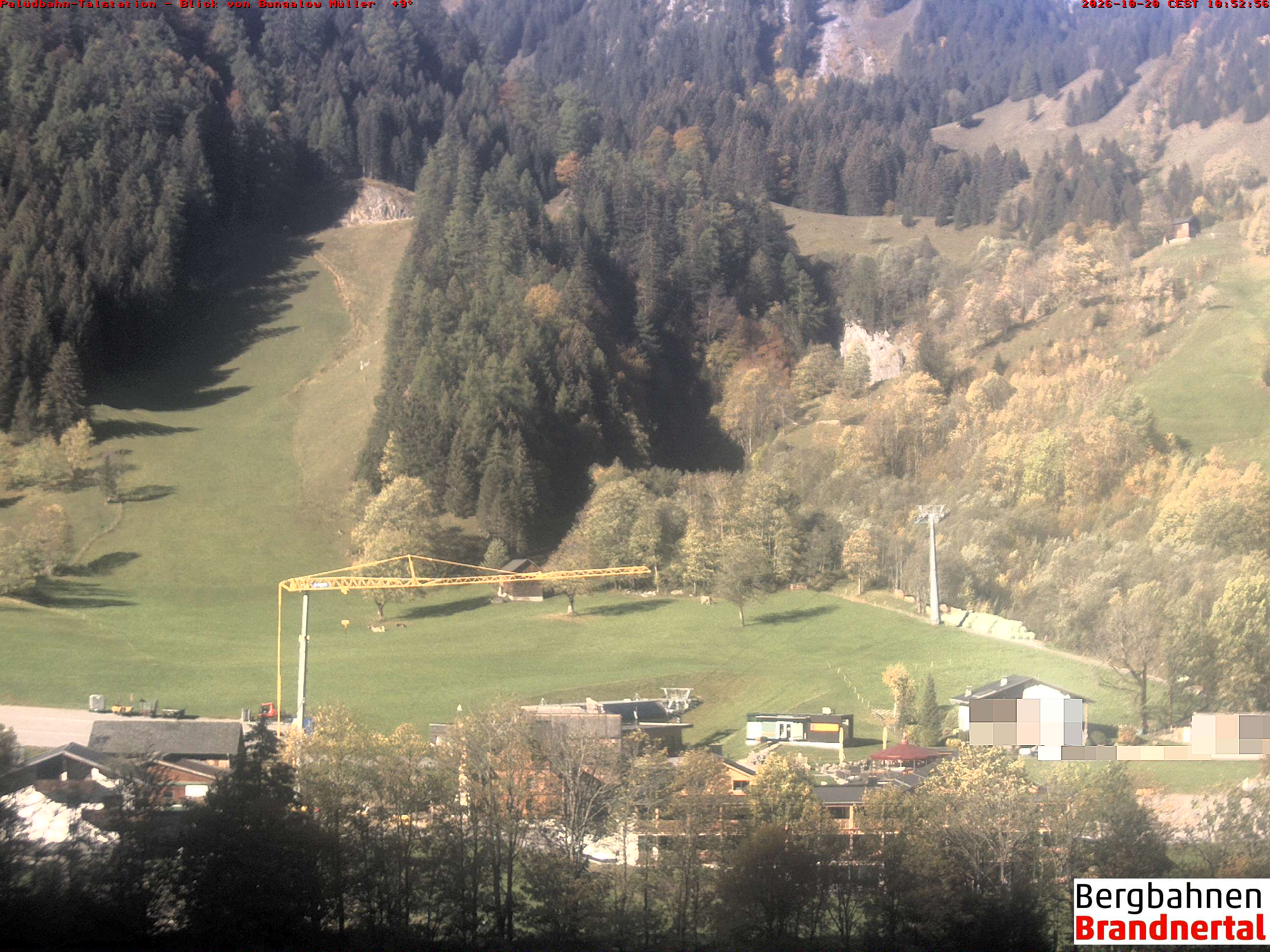 Blick auf Palüdbahn von Bungalow Müller