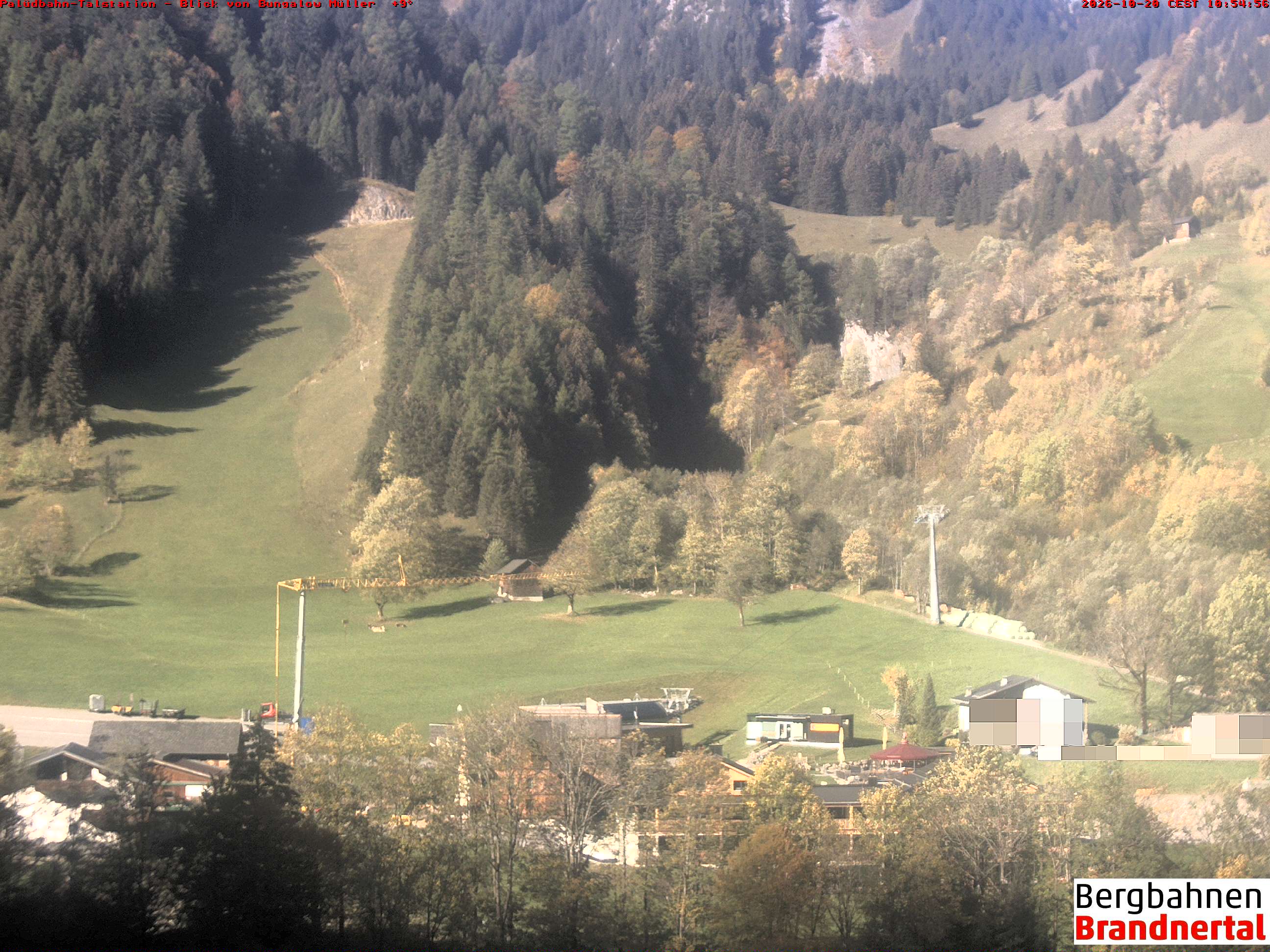 Blick auf Palüdbahn von Bungalow Müller