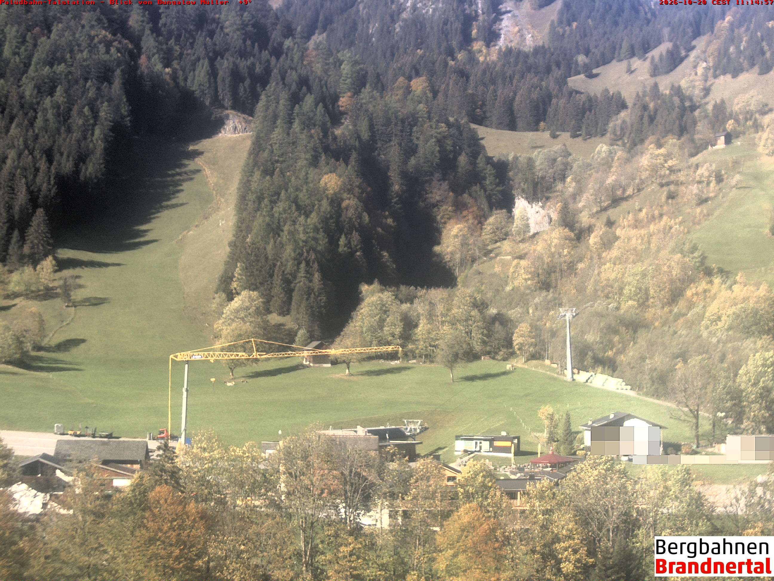 Blick auf Palüdbahn von Bungalow Müller