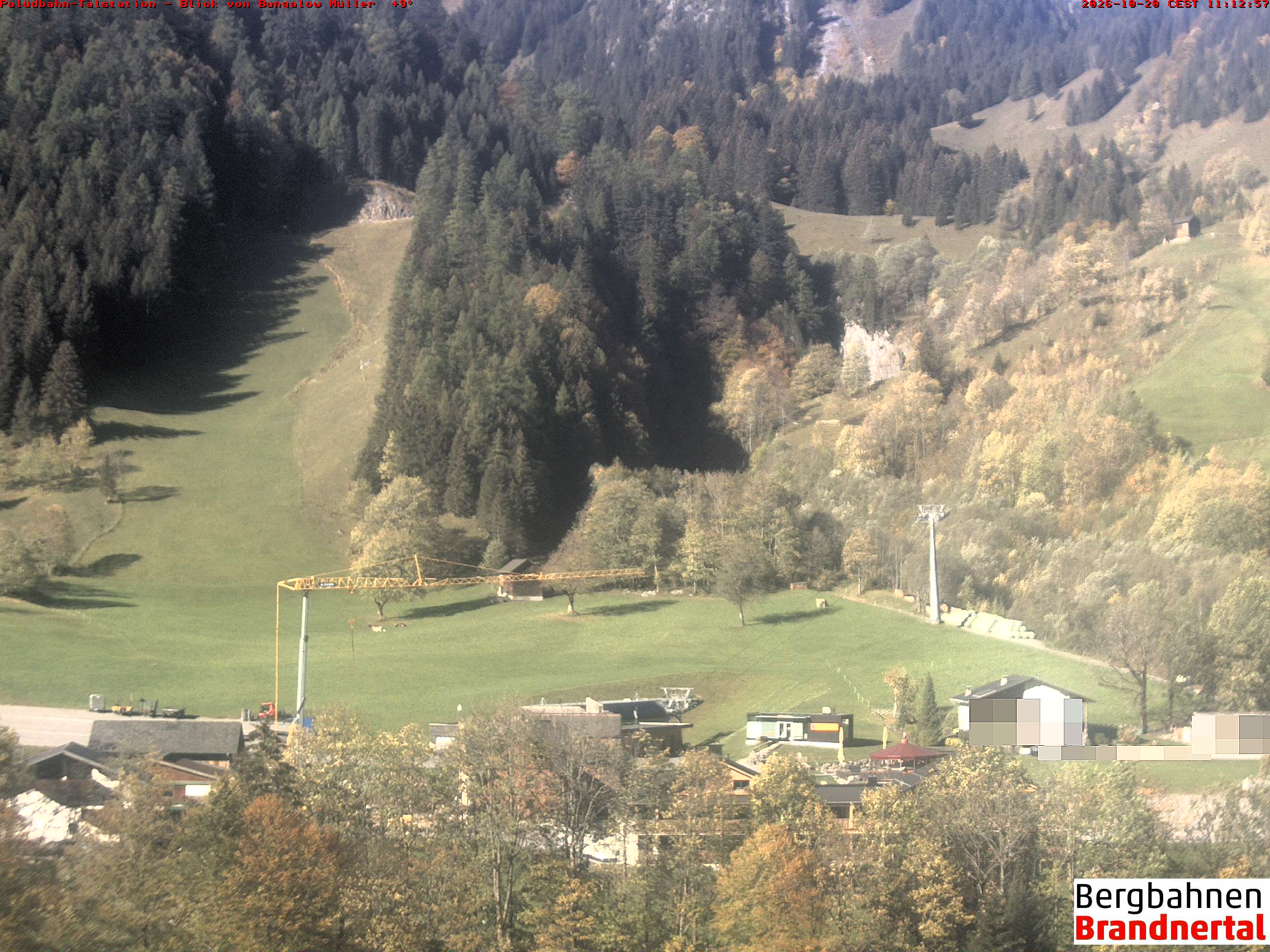 Blick auf Palüdbahn von Bungalow Müller